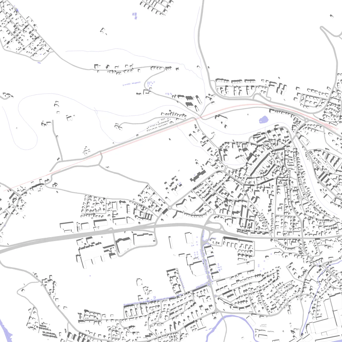 Vöcklabruck site plan (2.5 km)