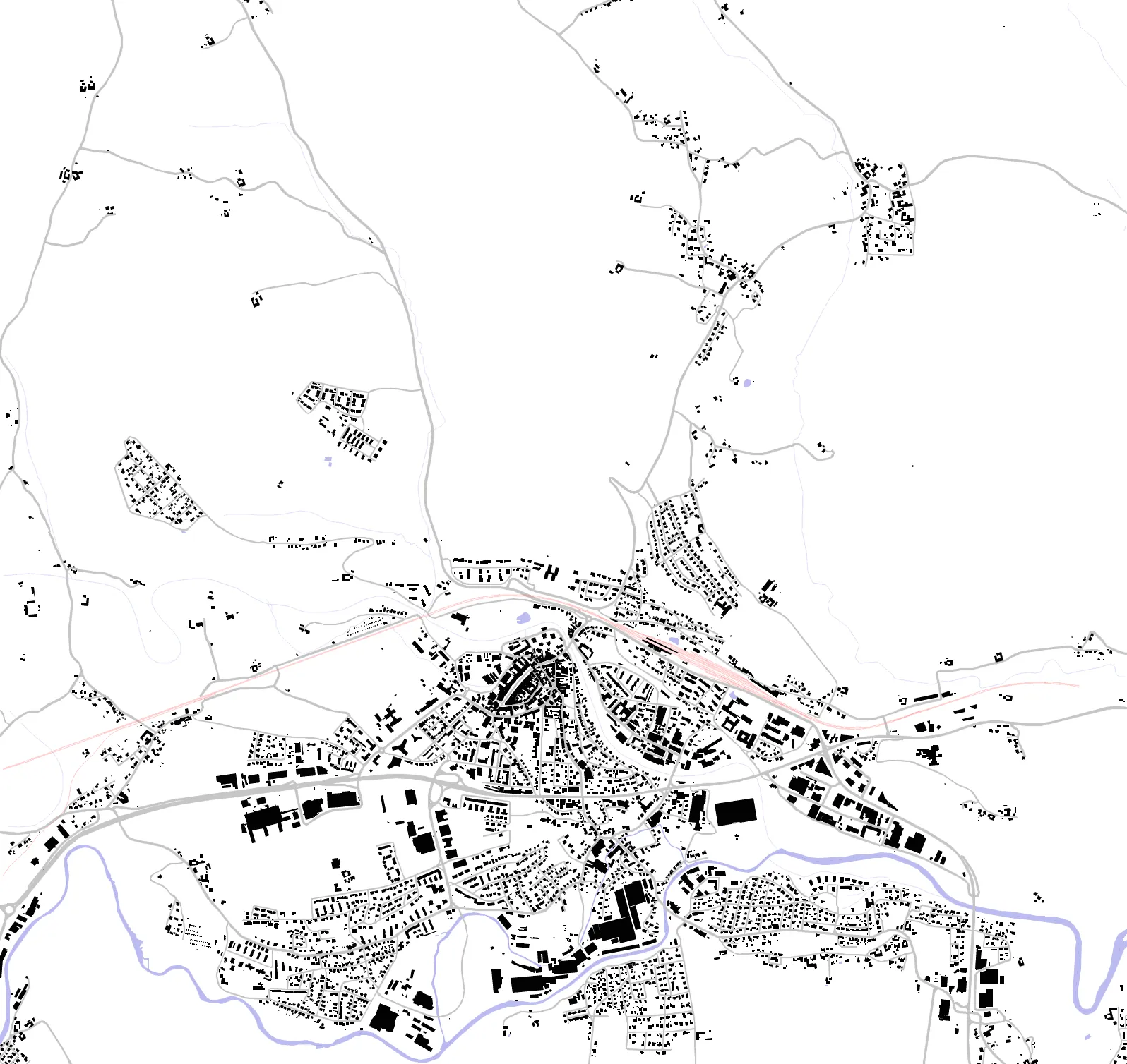 Vöcklabruck figure ground plan