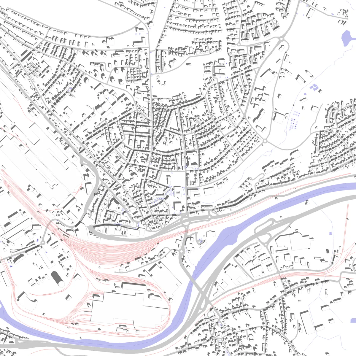 Völklingen Lageplan (2,5 km)