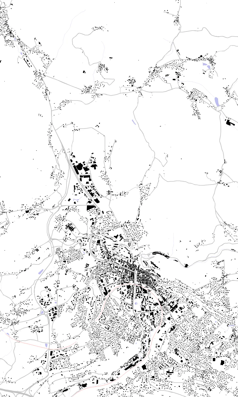 Voiron figure ground plan