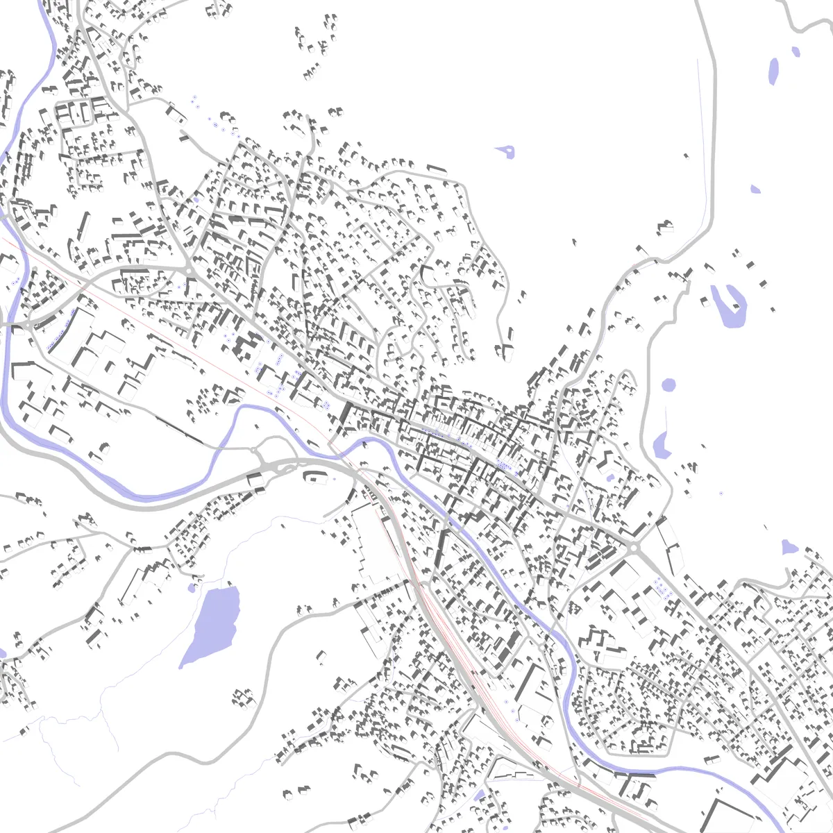 Voitsberg Lageplan (2,5 km)