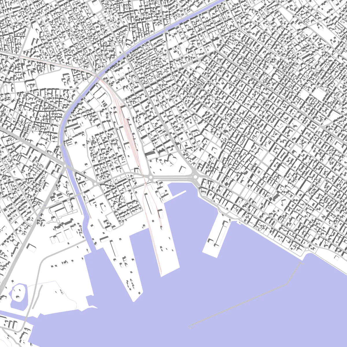Volos site plan (2.5 km)