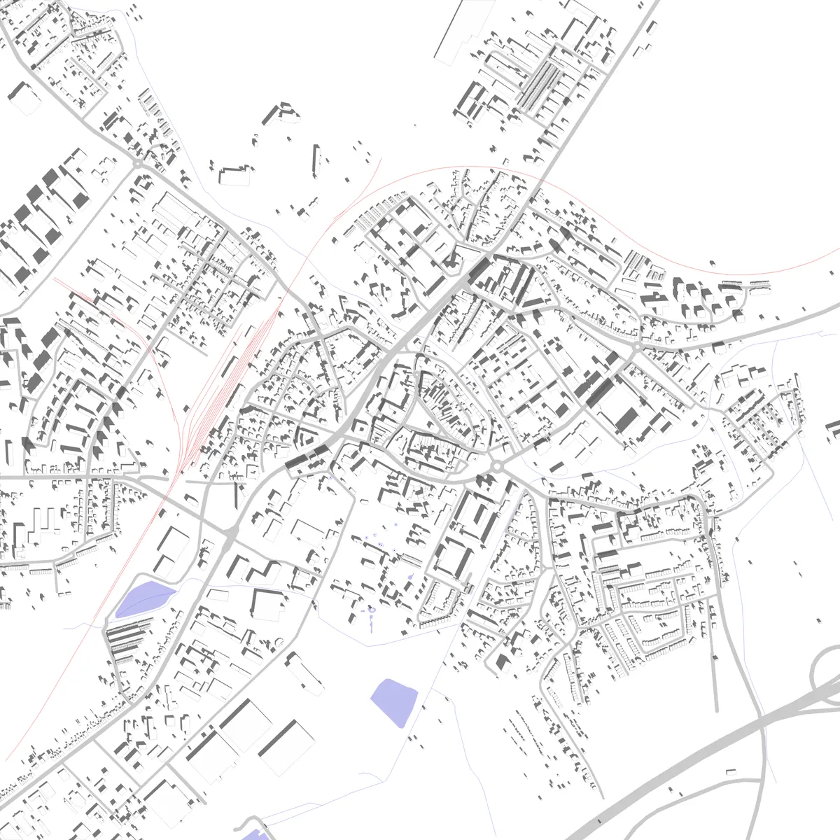 Vyškov site plan (2.5 km)