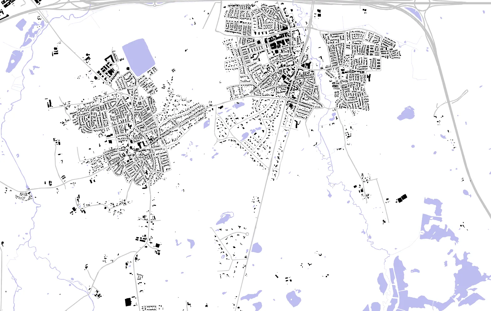 Waalre figure ground plan