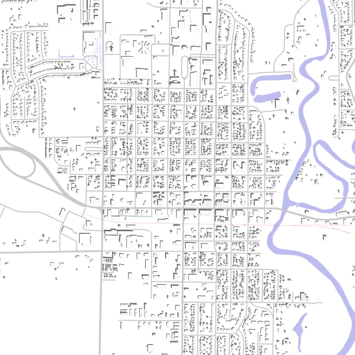 Wahpeton site plan (2.5 km)
