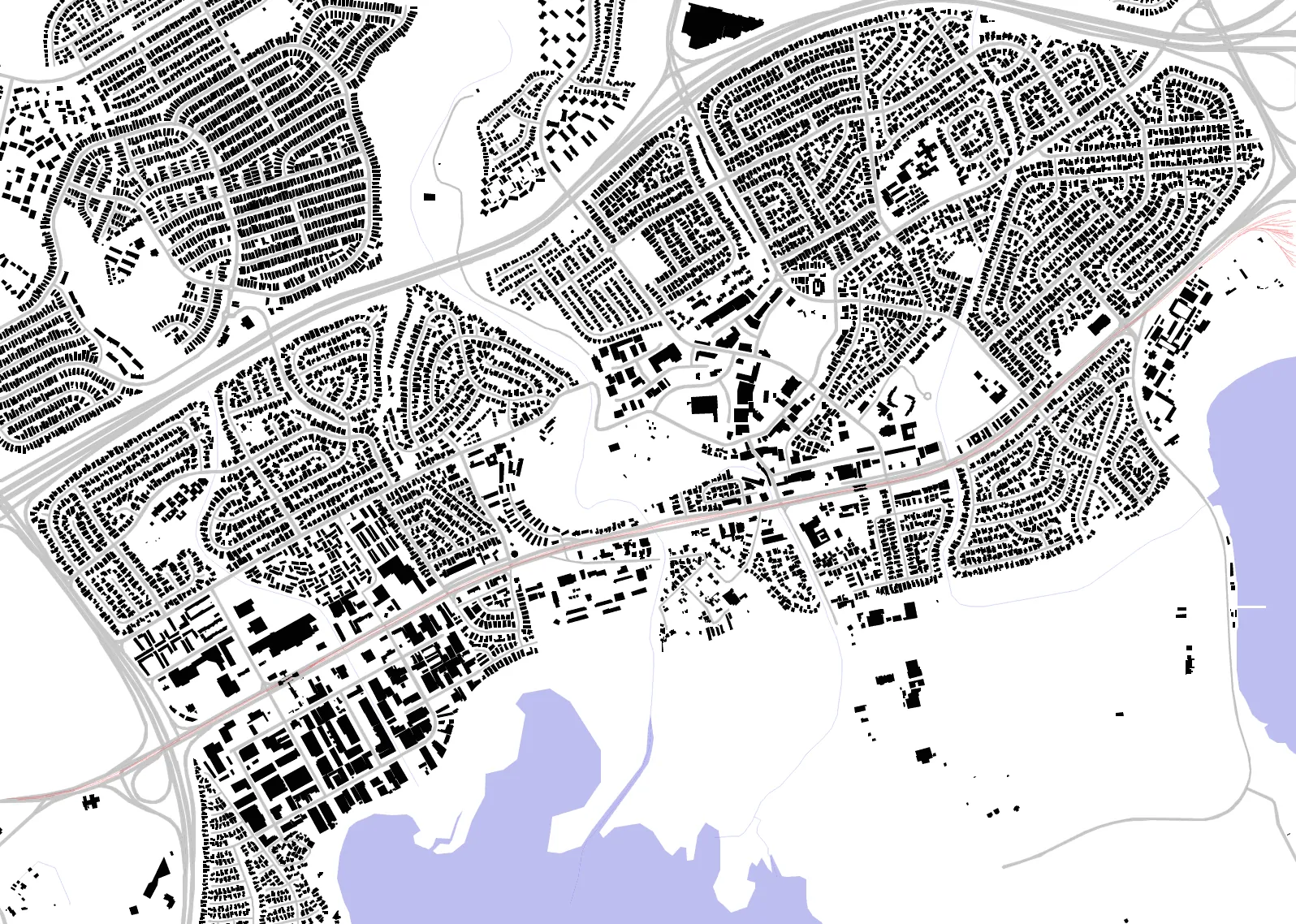 Waipahu figure ground plan