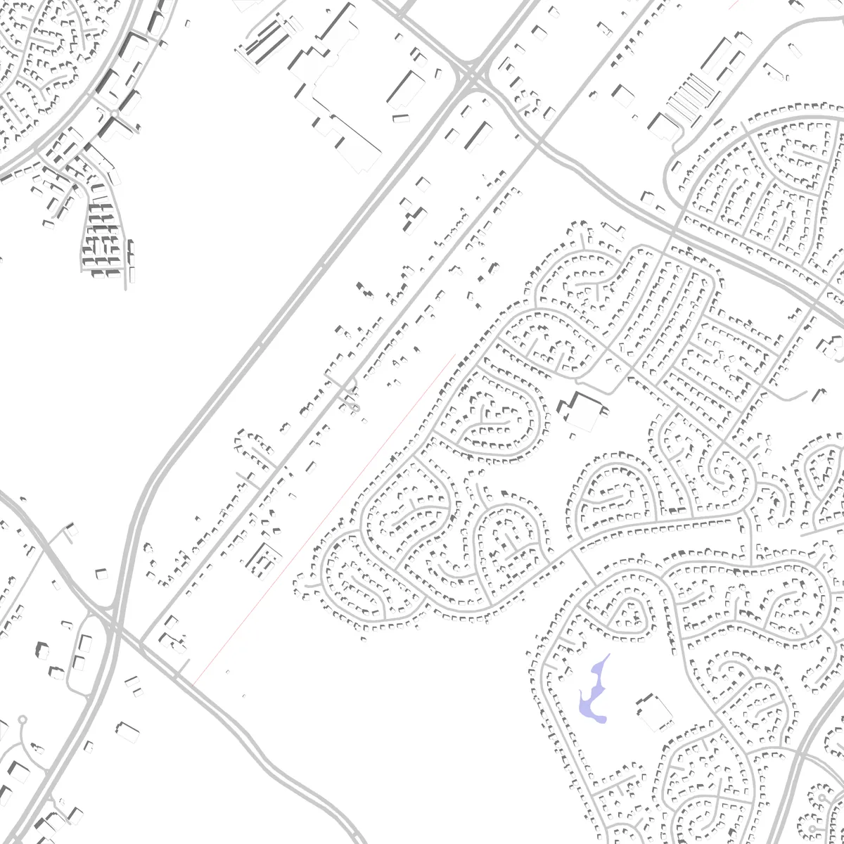 Waldorf site plan (2.5 km)
