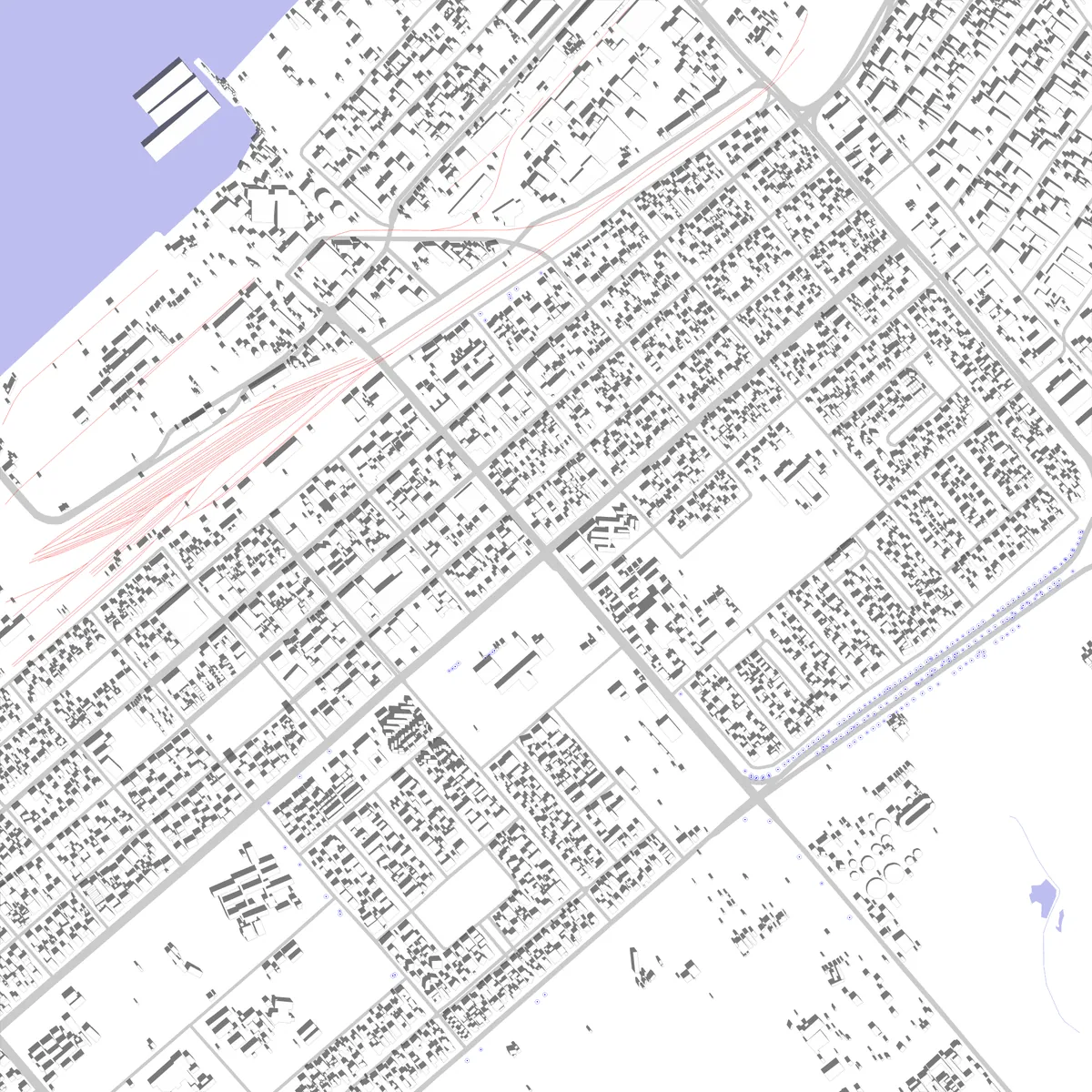 Walvis Bay site plan (2.5 km)