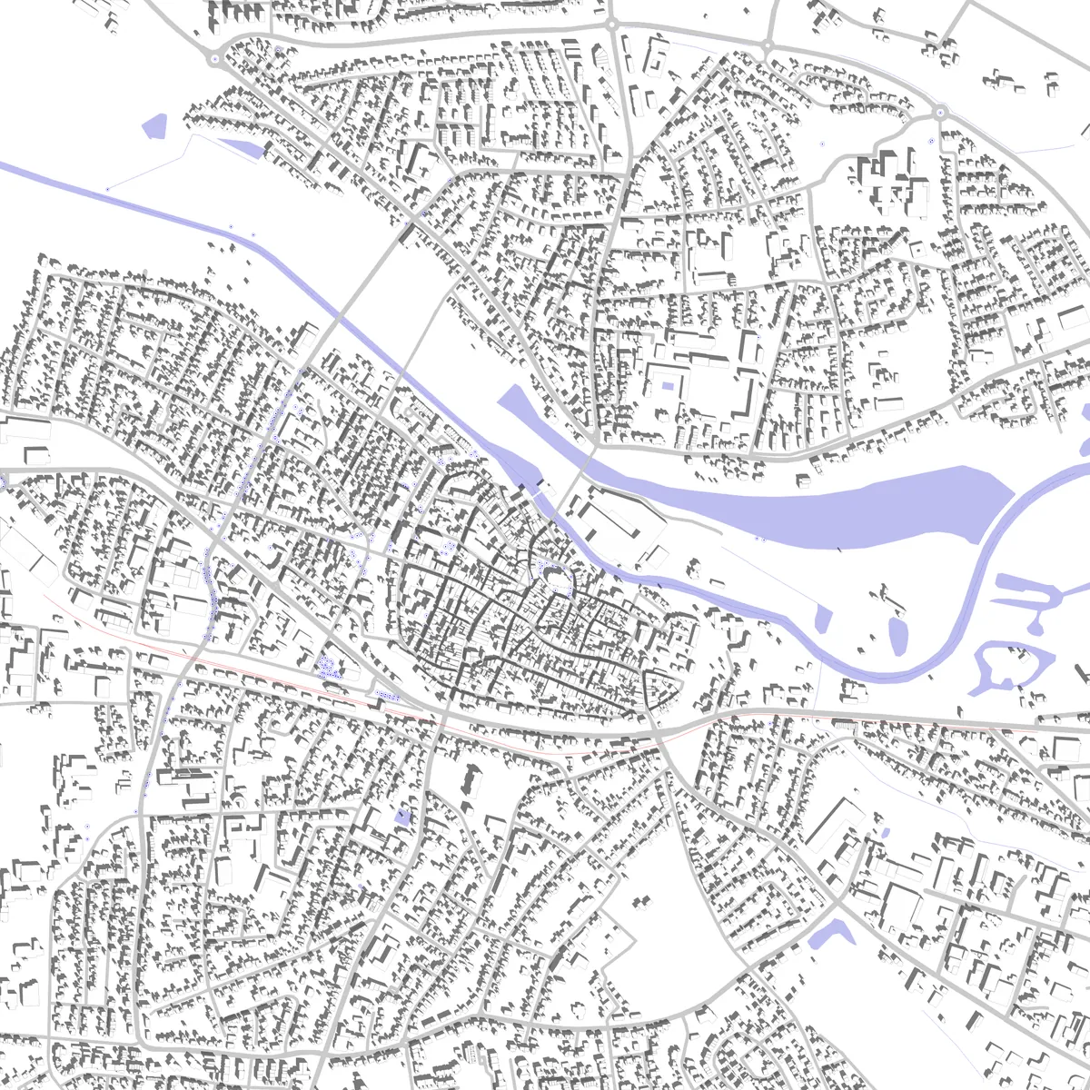 Warendorf Lageplan (2,5 km)