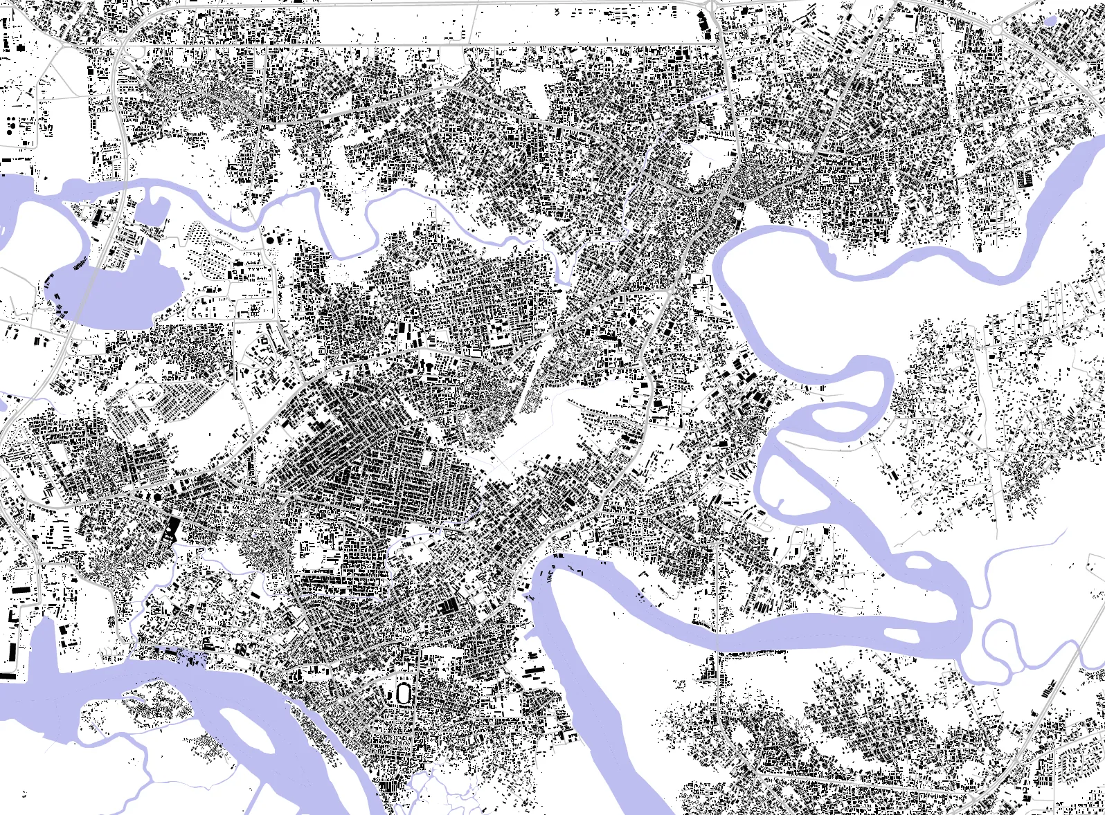 Warri figure ground plan