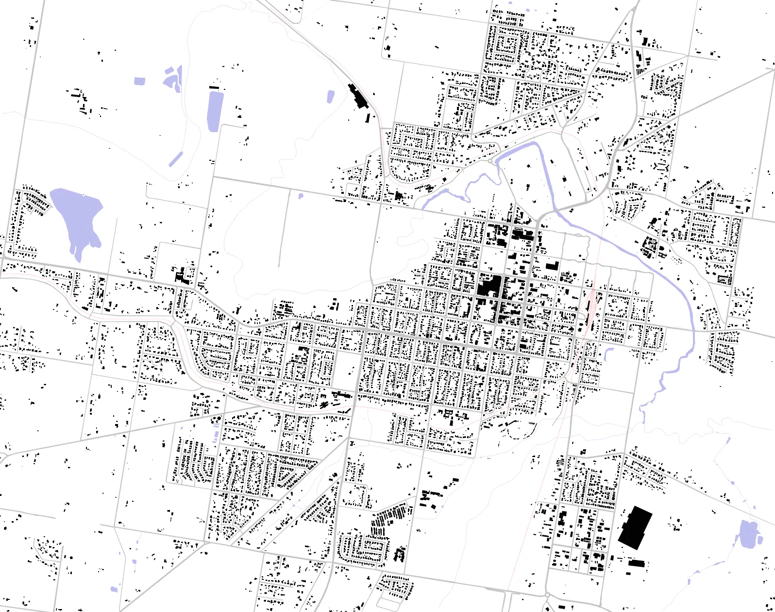 Warwick figure ground plan