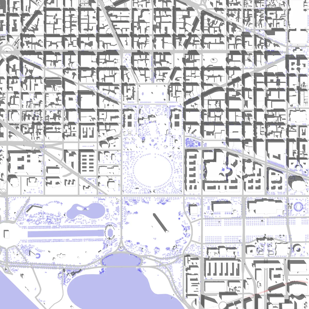 Washington site plan (2.5 km)
