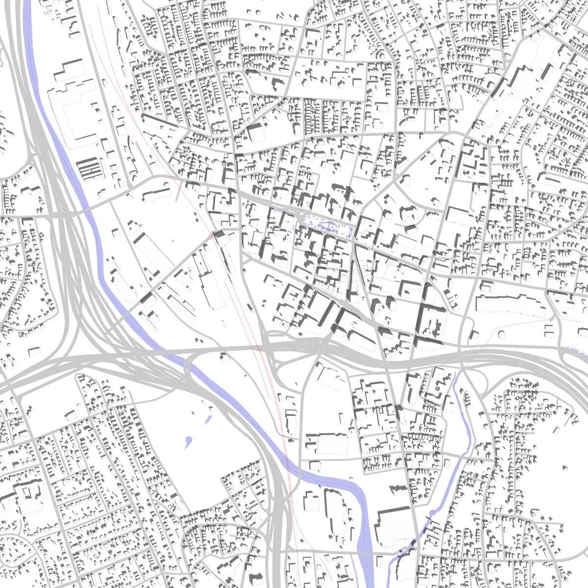 Waterbury site plan (2.5 km)