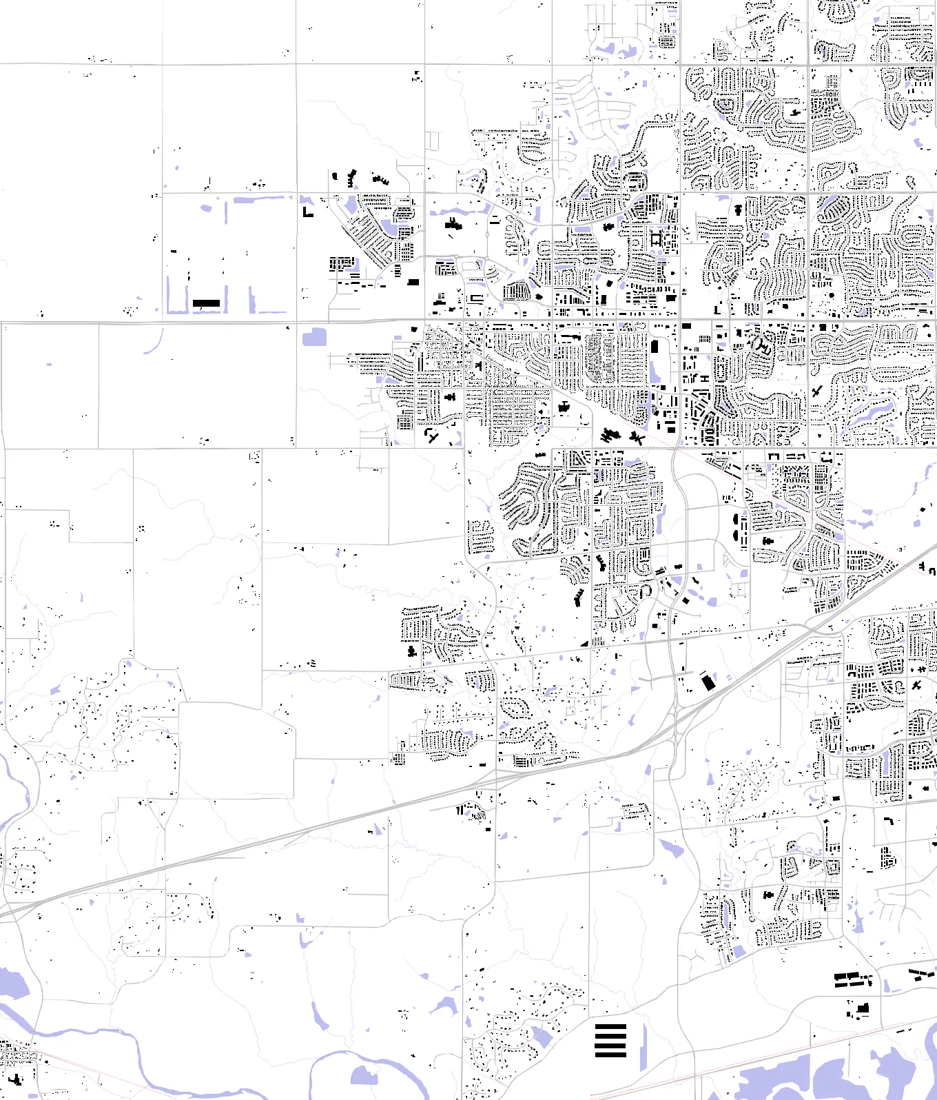 Waukee figure ground plan