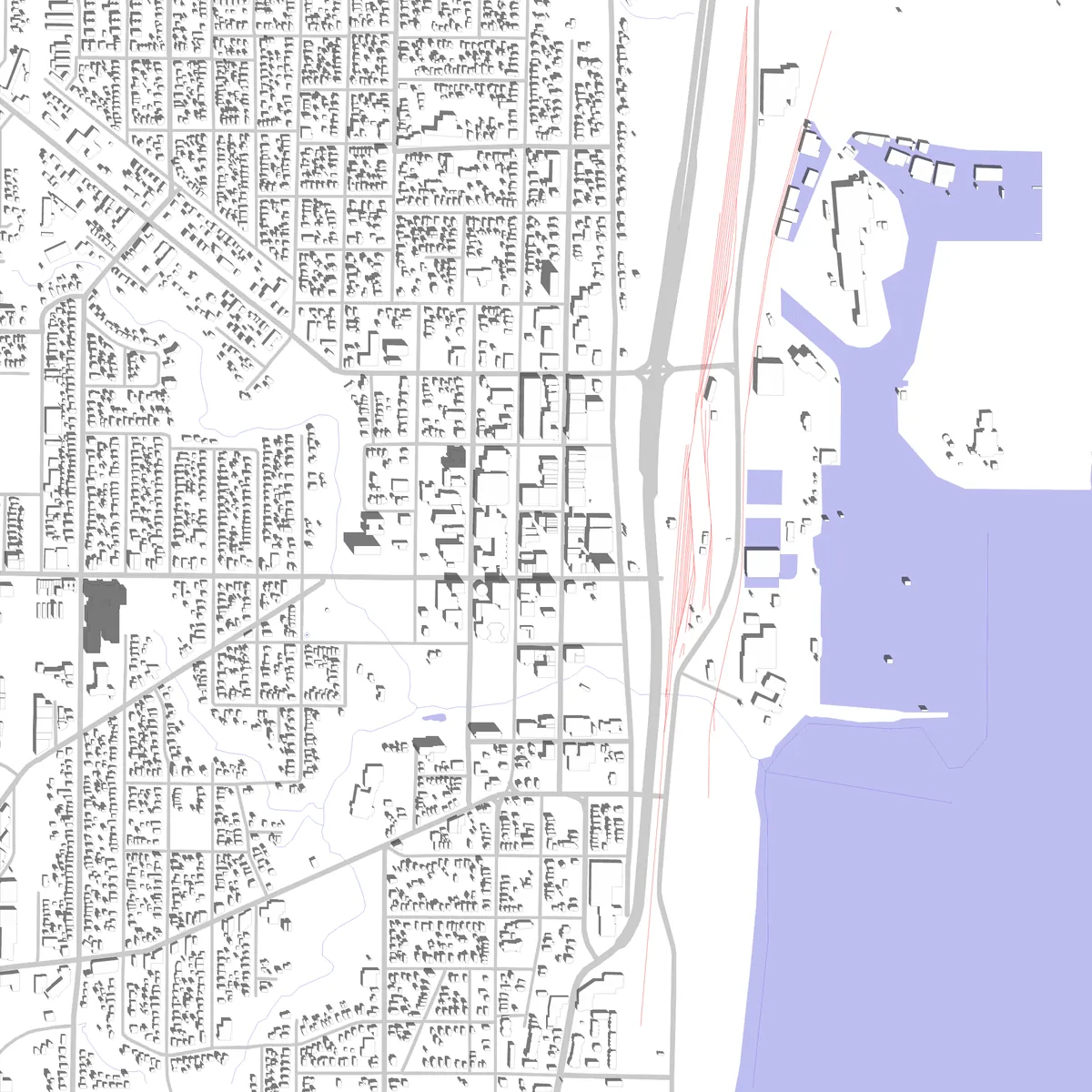 Waukegan site plan (2.5 km)