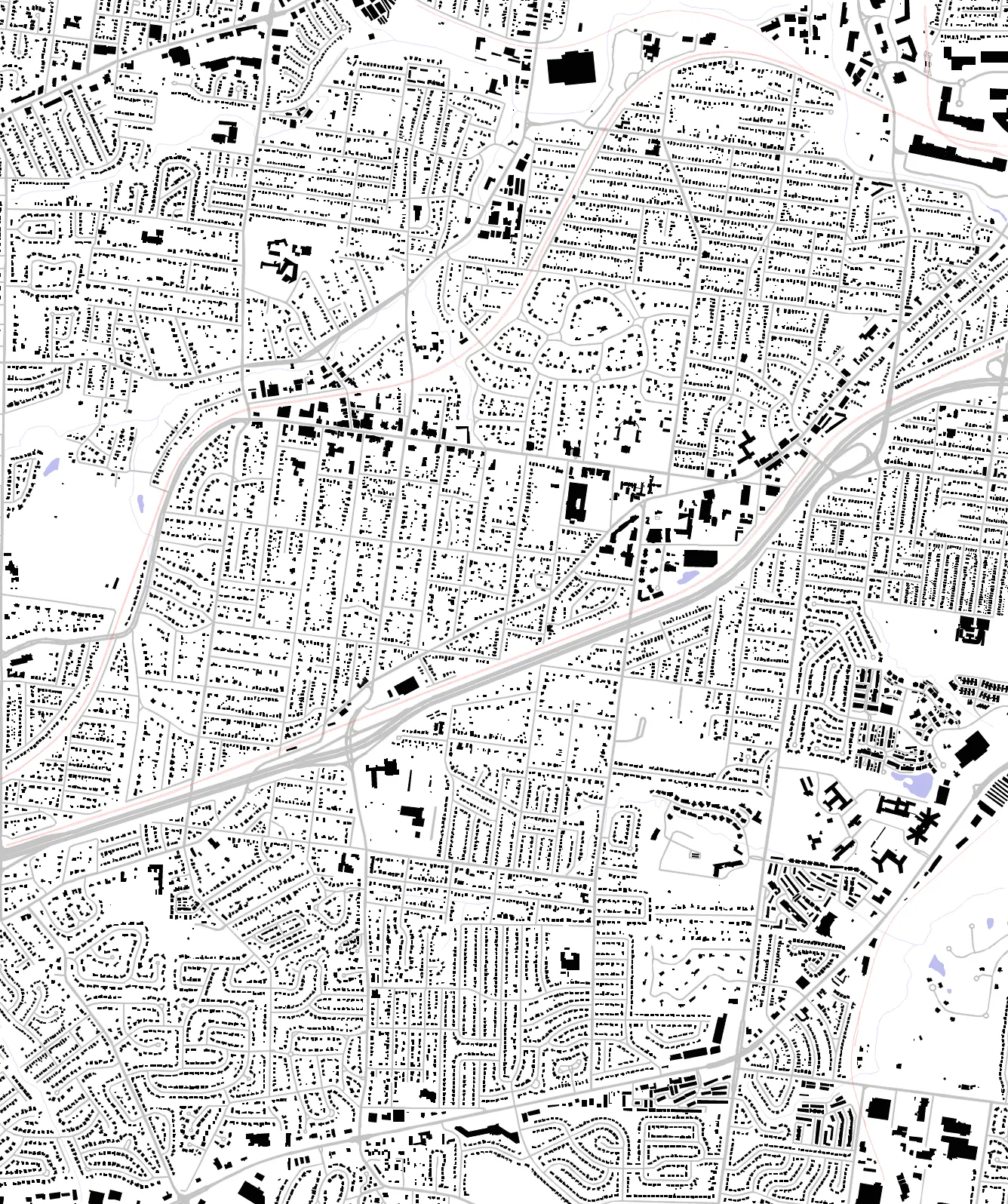 Webster Groves figure ground plan
