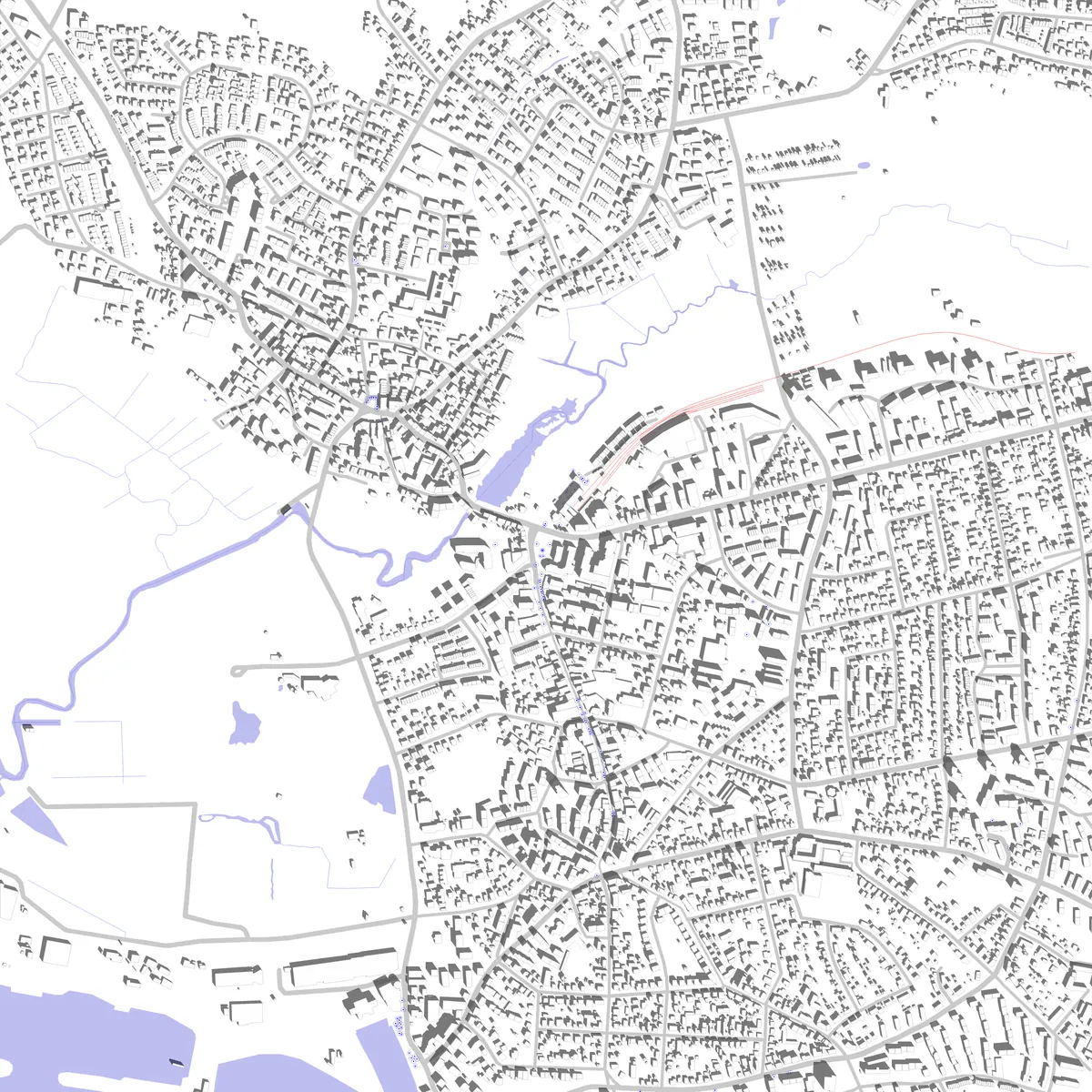 Wedel Lageplan (2,5 km)