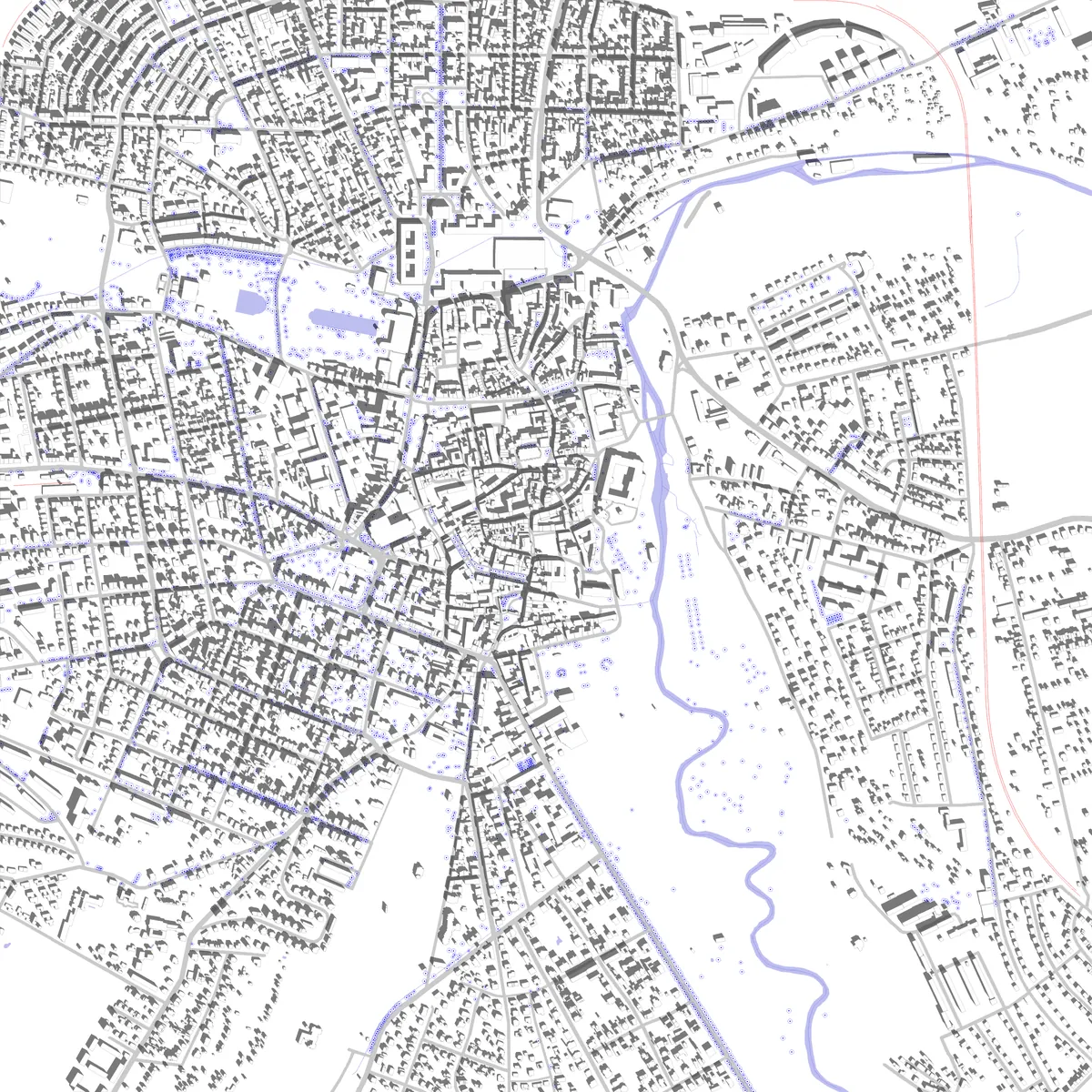 Weimar site plan (2.5 km)