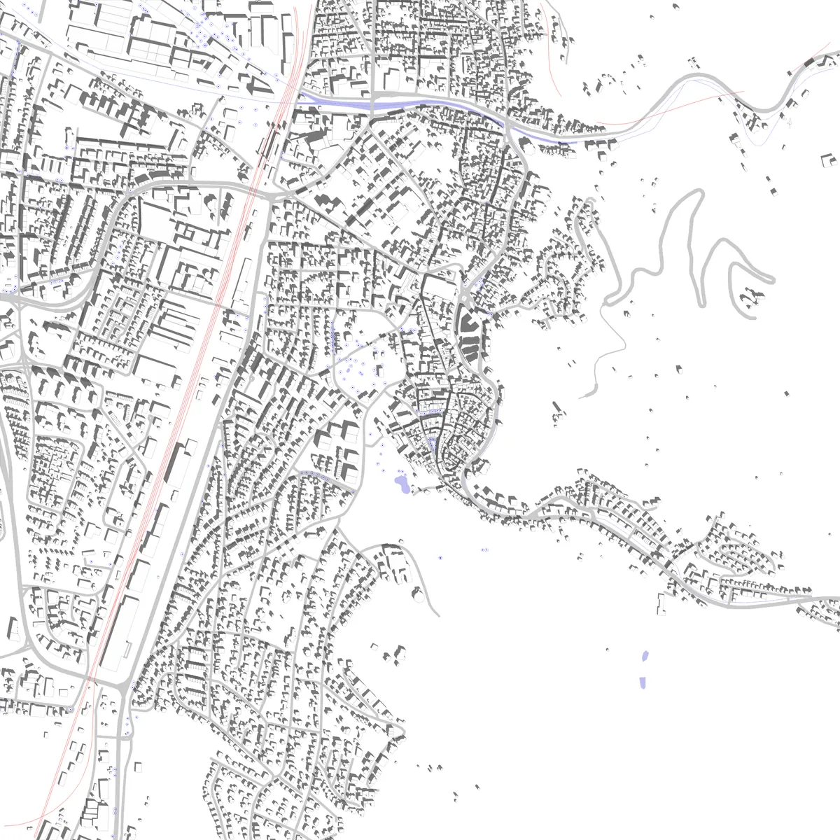 Weinheim Lageplan (2,5 km)