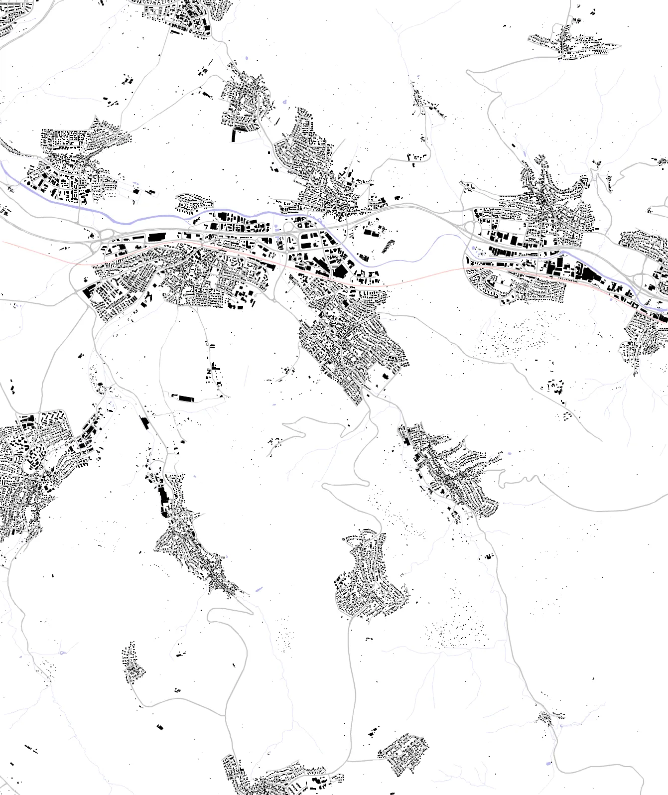 Weinstadt figure ground plan