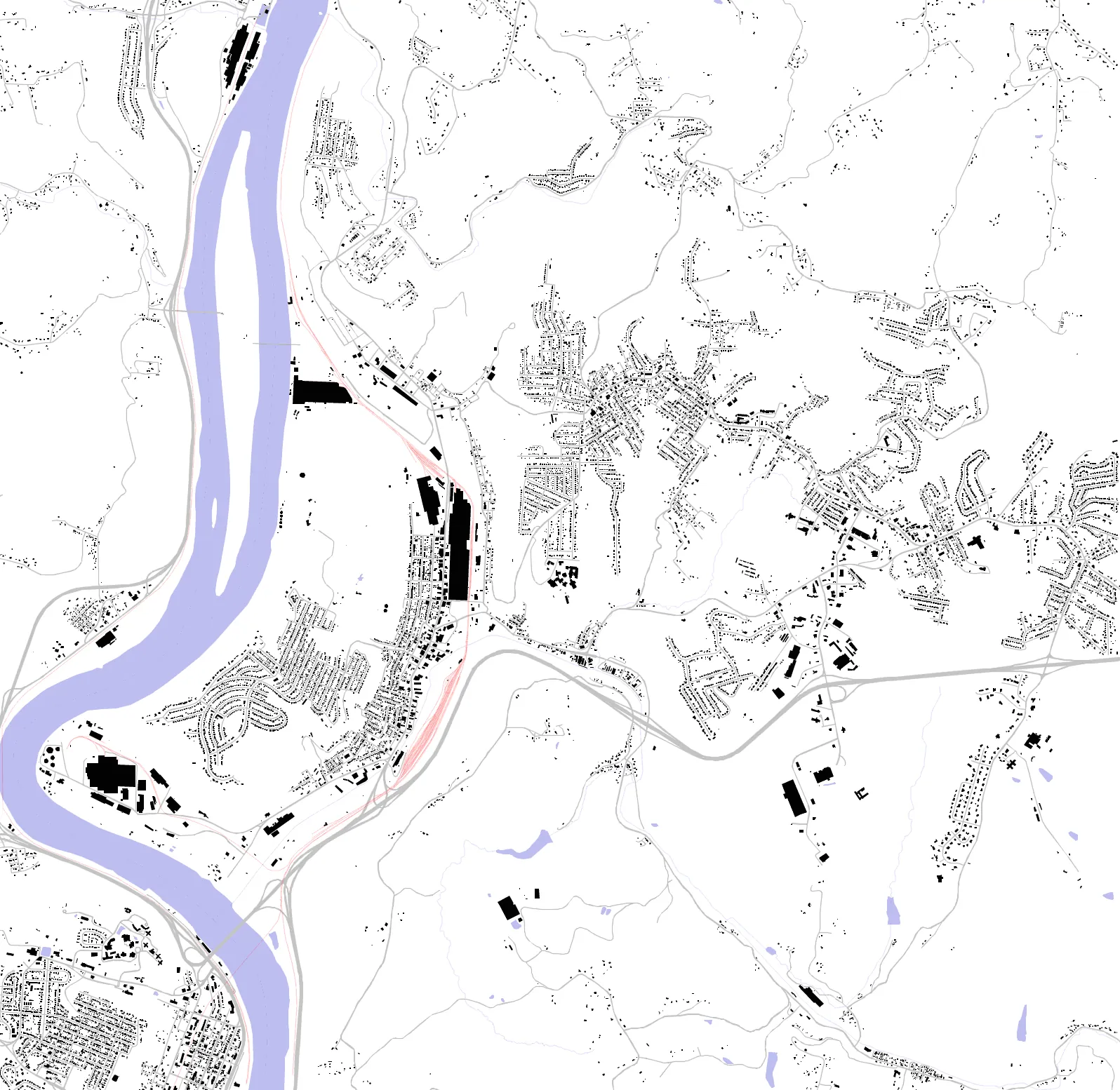 Weirton figure ground plan