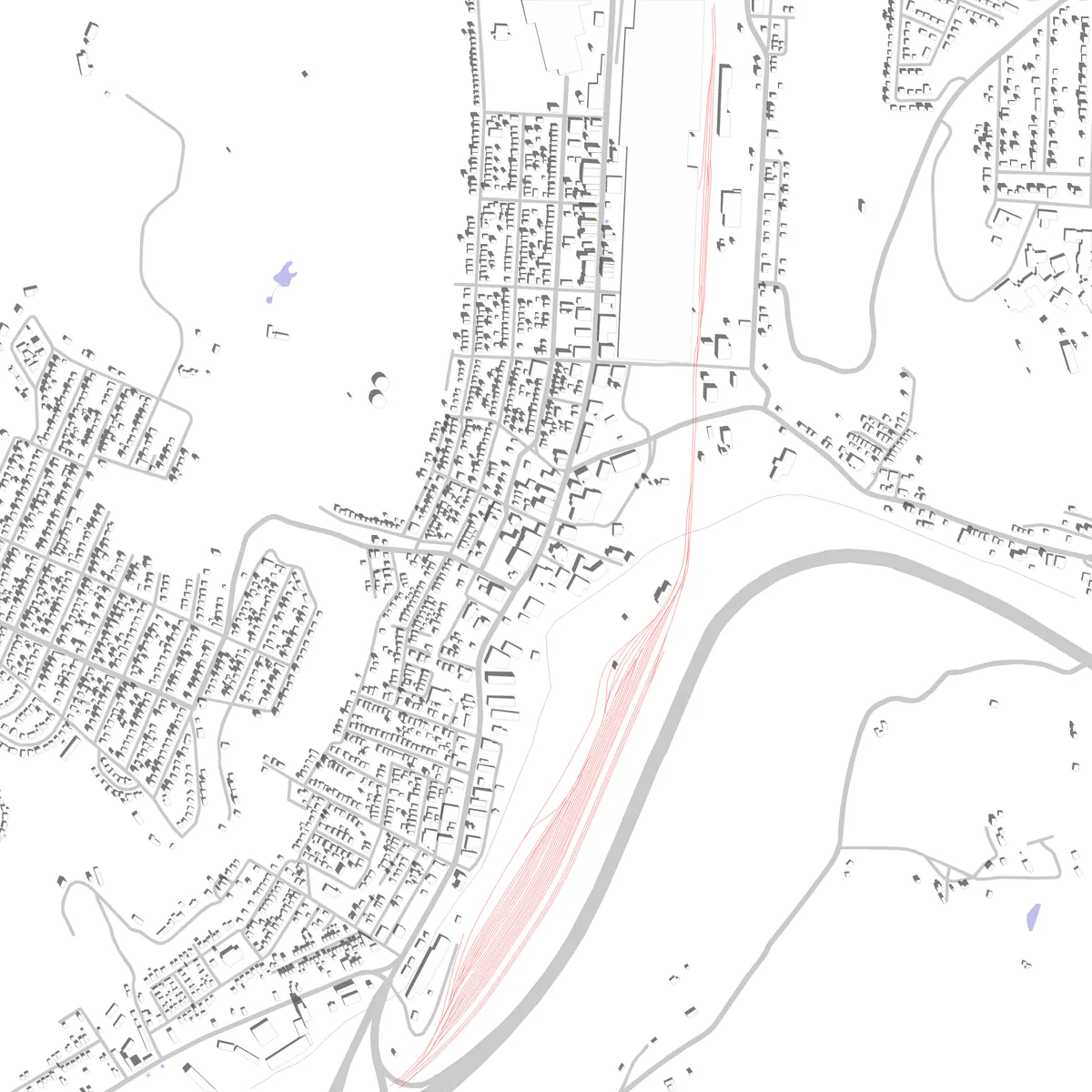 Weirton site plan (2.5 km)