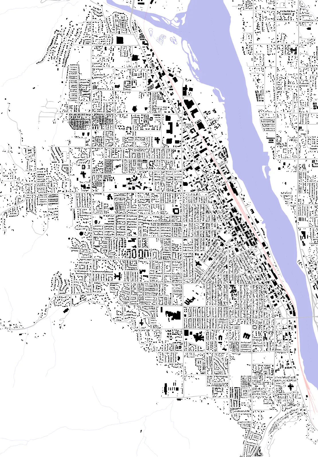 Wenatchee figure ground plan