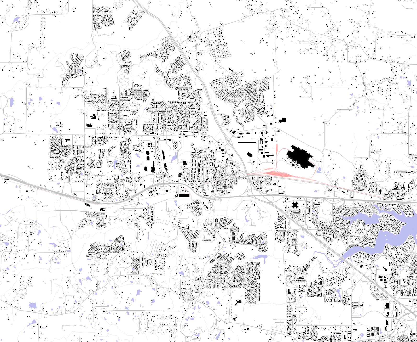 Wentzville figure ground plan