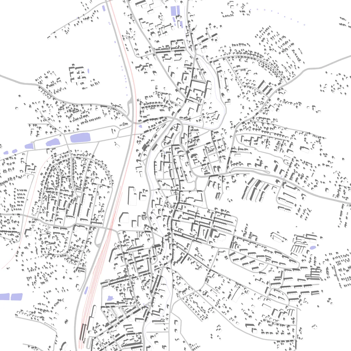Werdau site plan (2.5 km)