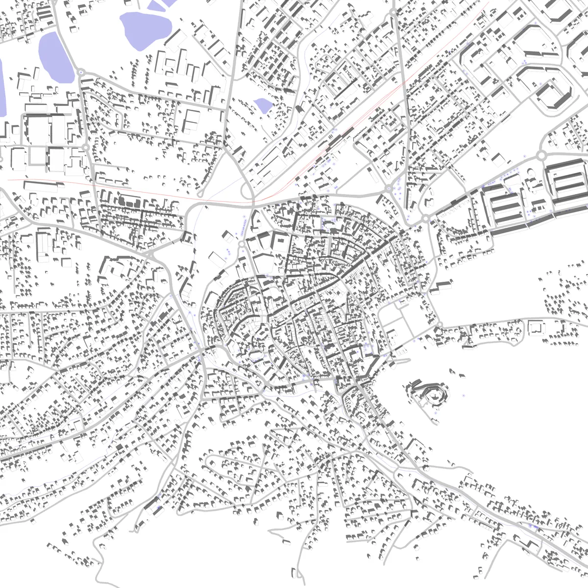 Wernigerode Lageplan (2,5 km)