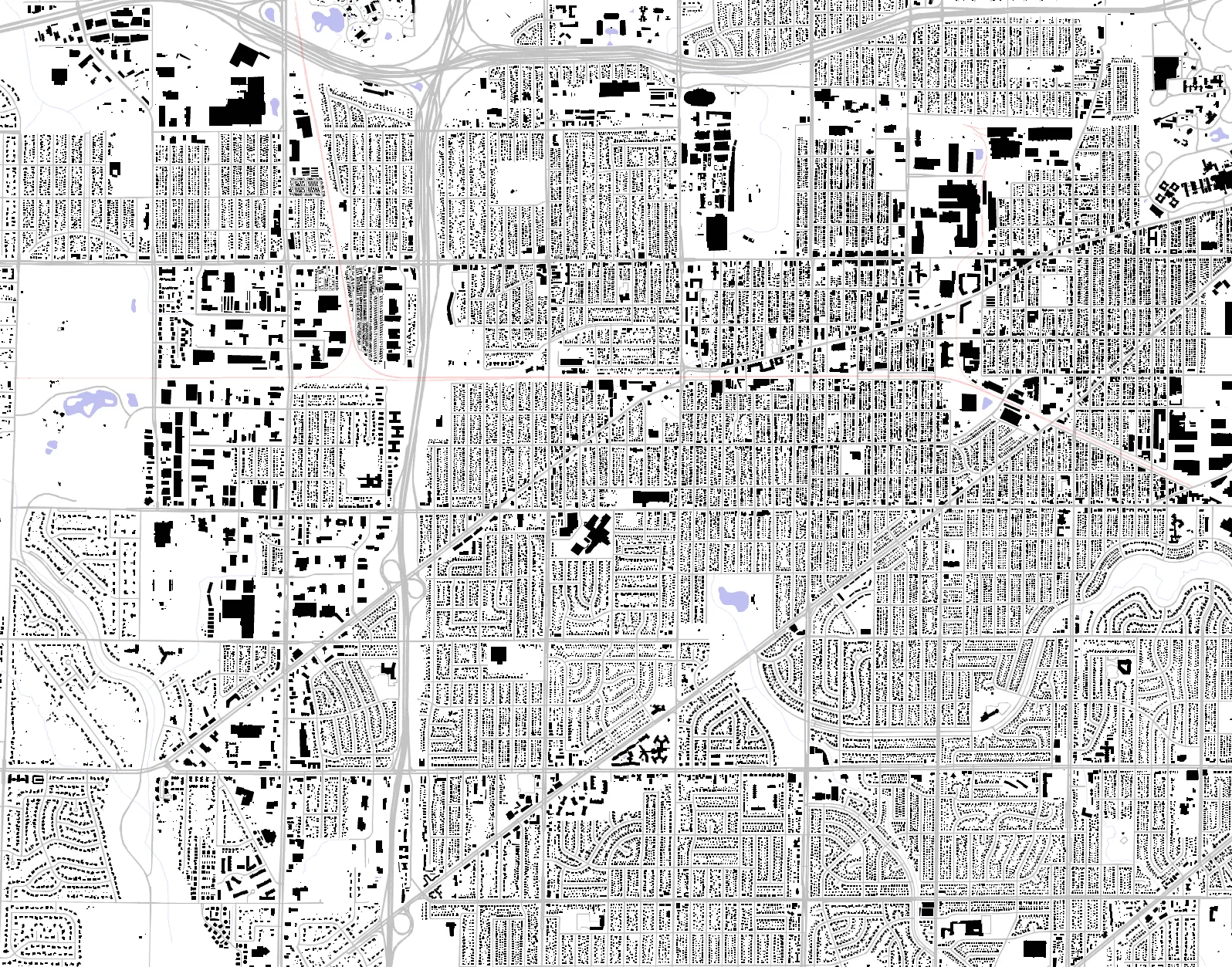West Allis figure ground plan