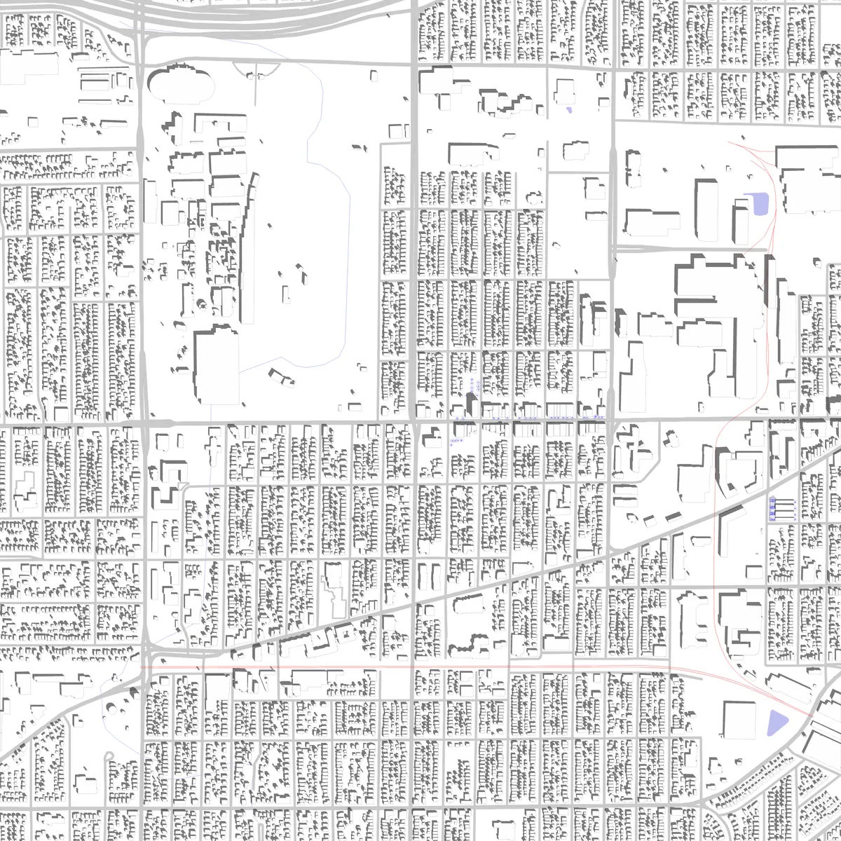 West Allis site plan (2.5 km)