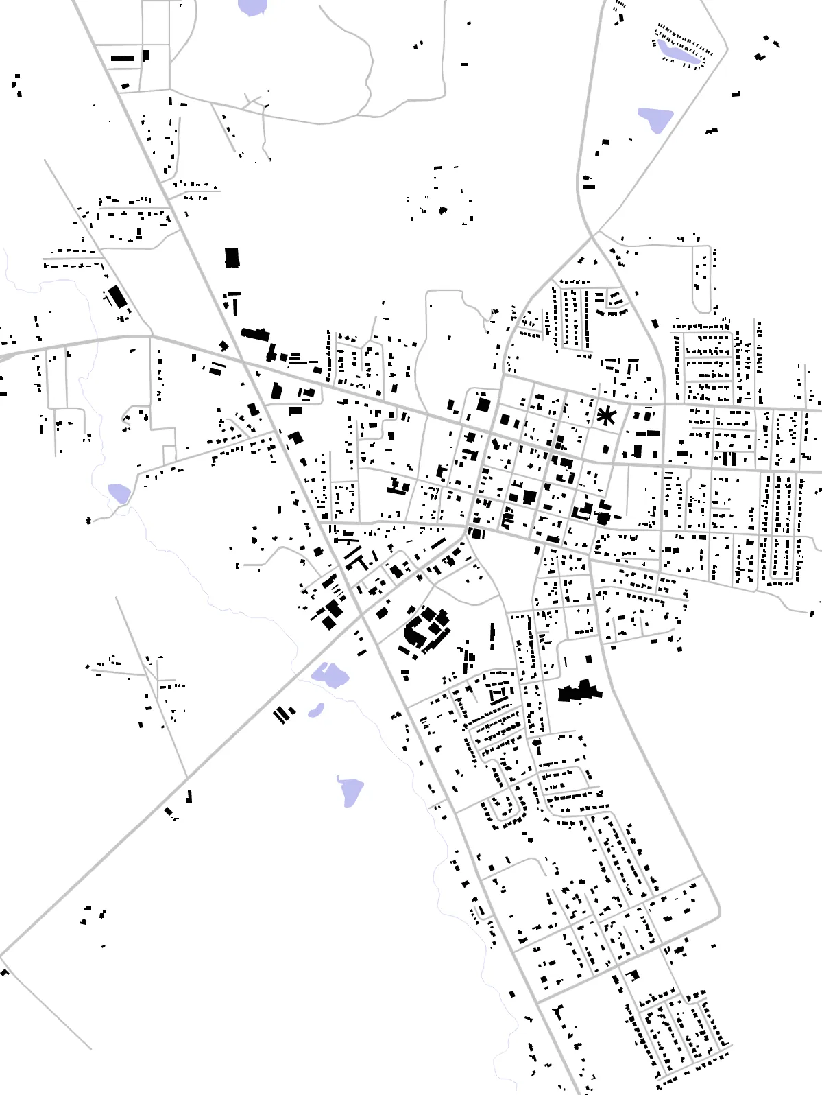 West Columbia figure ground plan