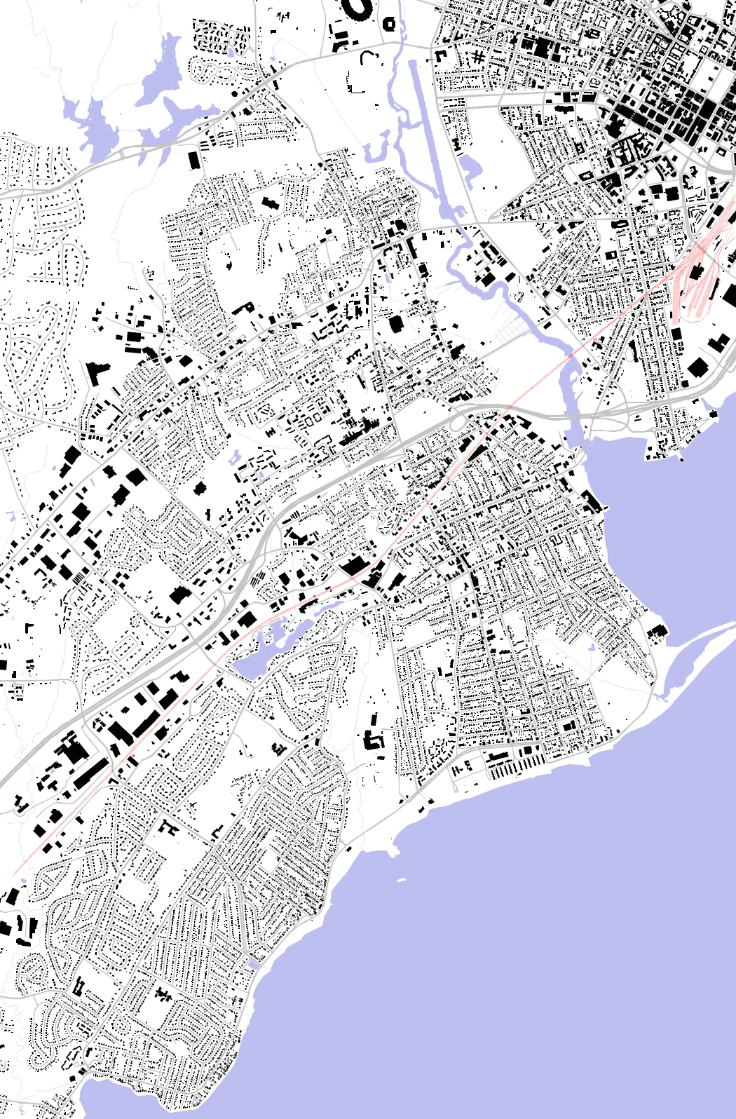 West Haven figure ground plan