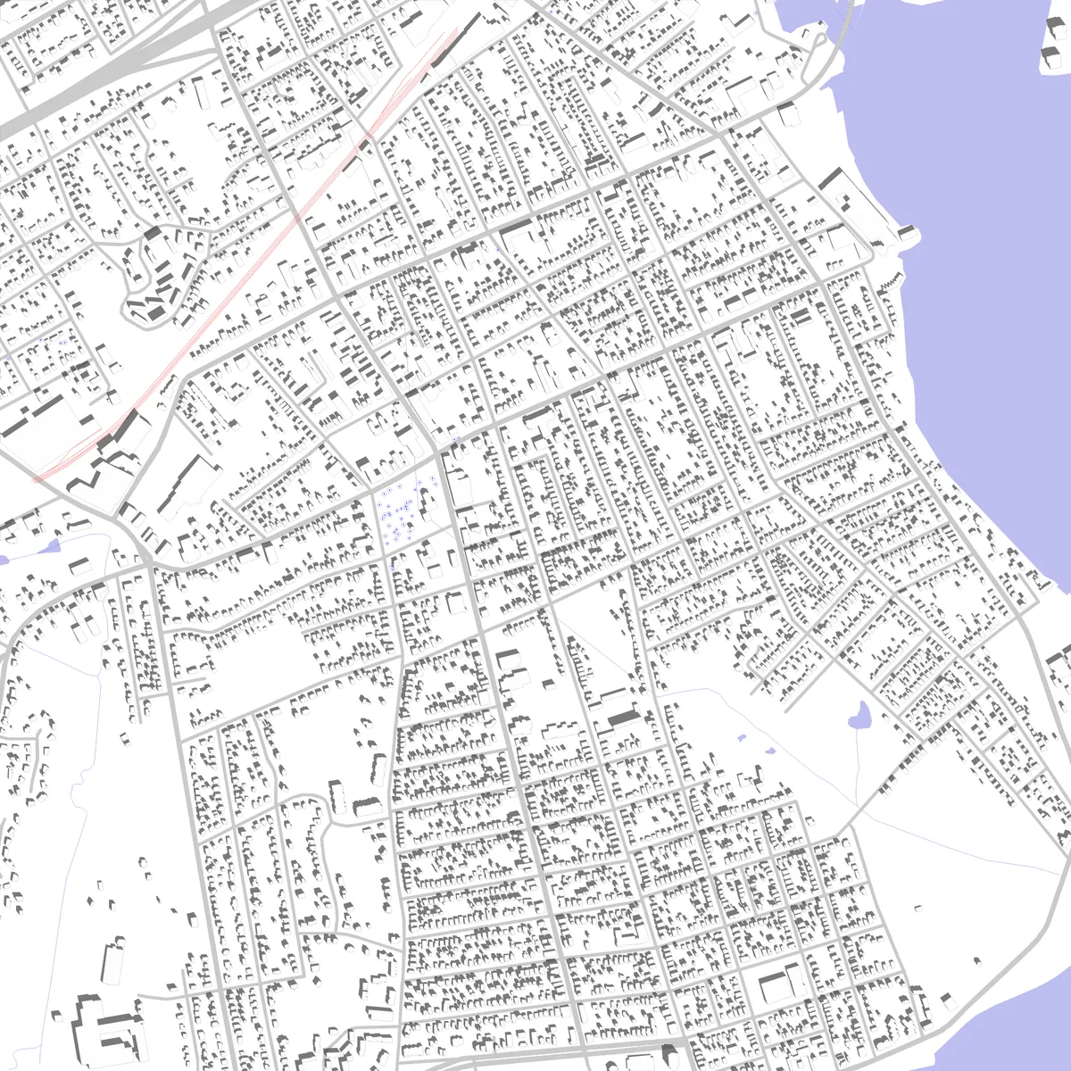 West Haven site plan (2.5 km)