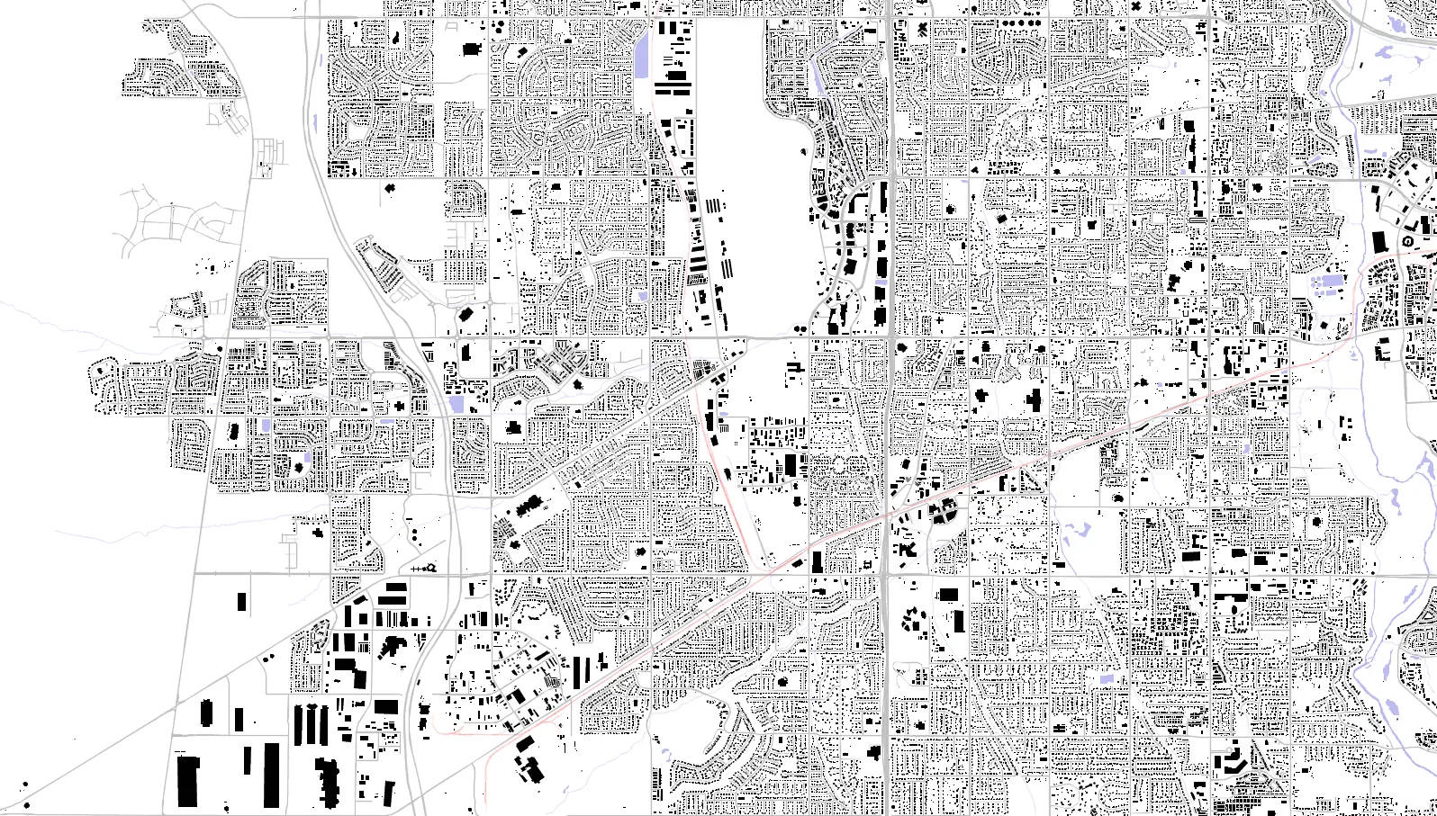 West Jordan figure ground plan