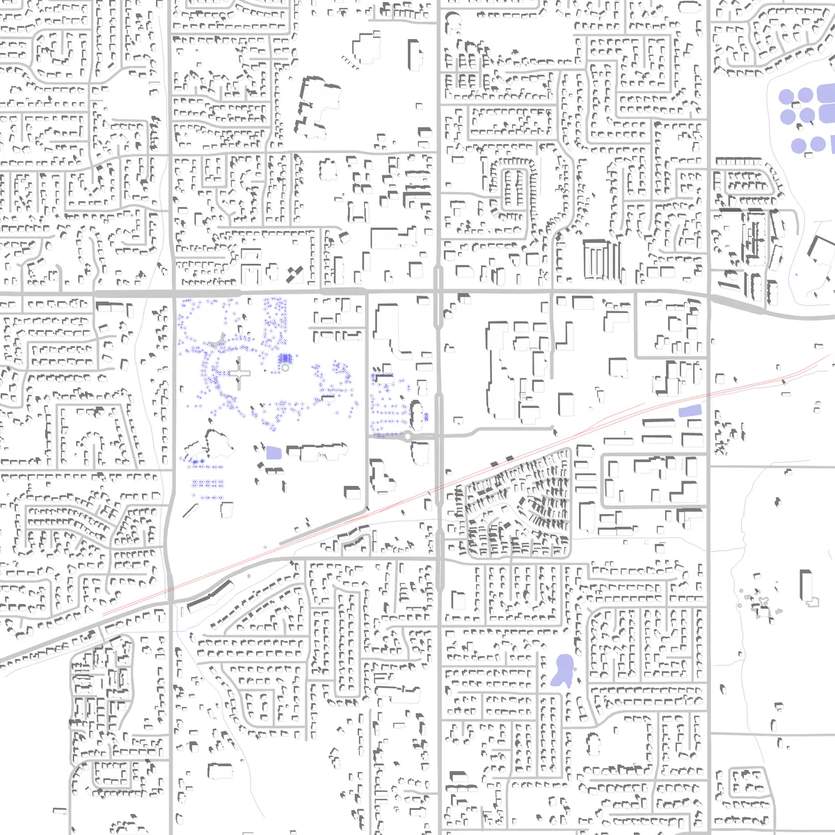 West Jordan site plan (2.5 km)