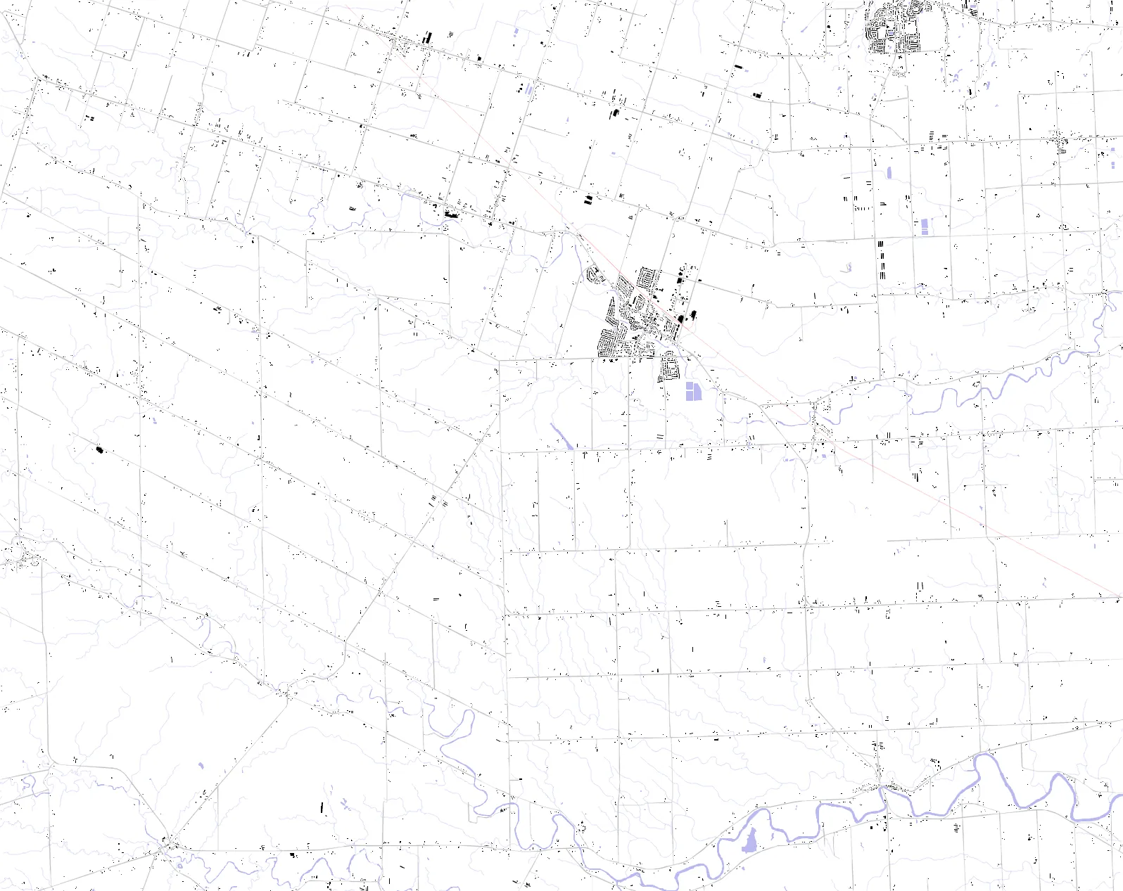 West Lincoln figure ground plan