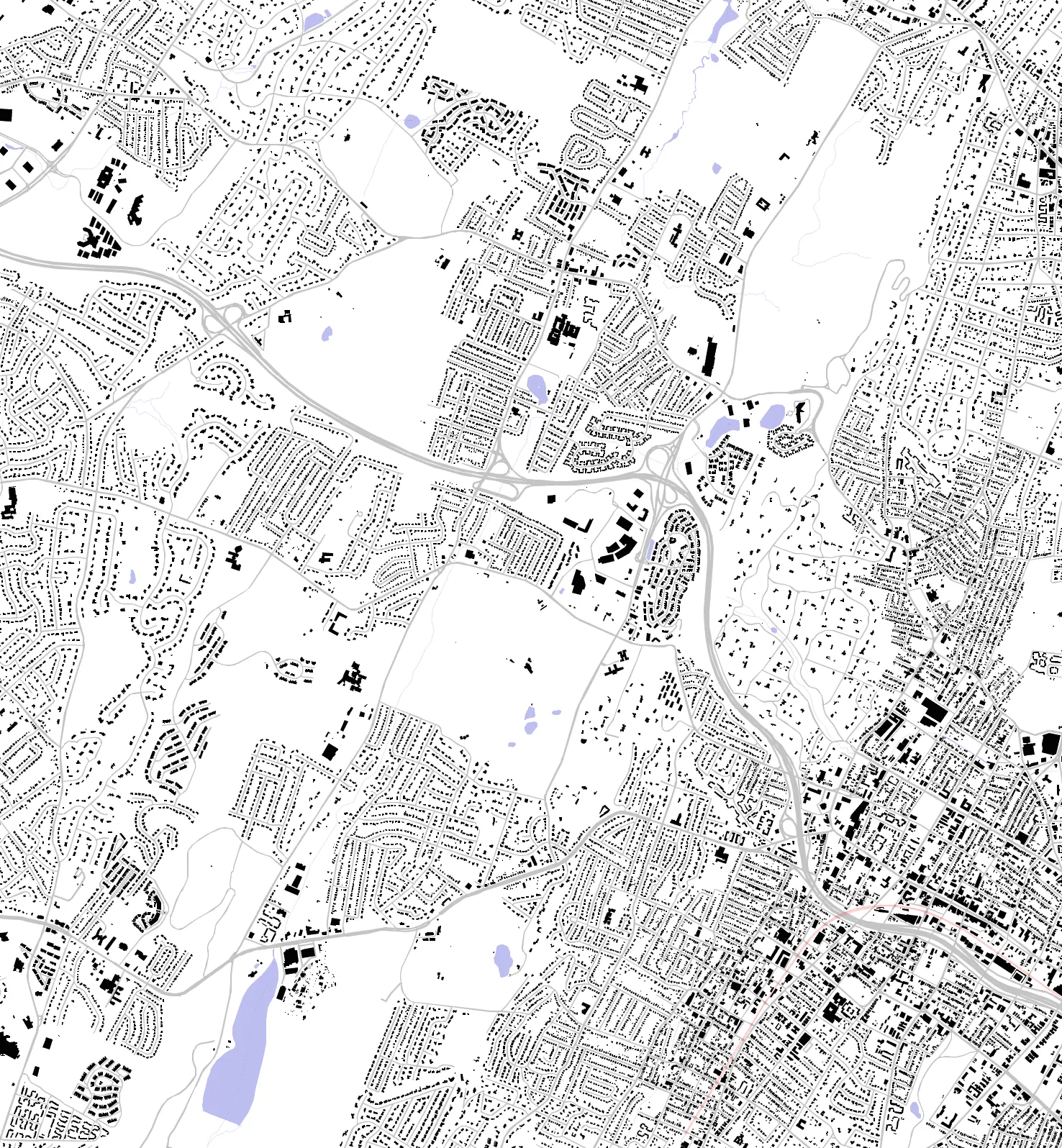 West Orange figure ground plan