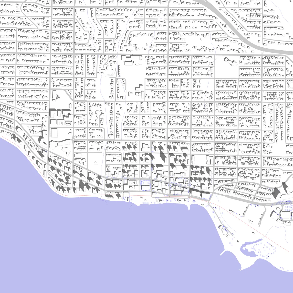West Vancouver site plan (2.5 km)