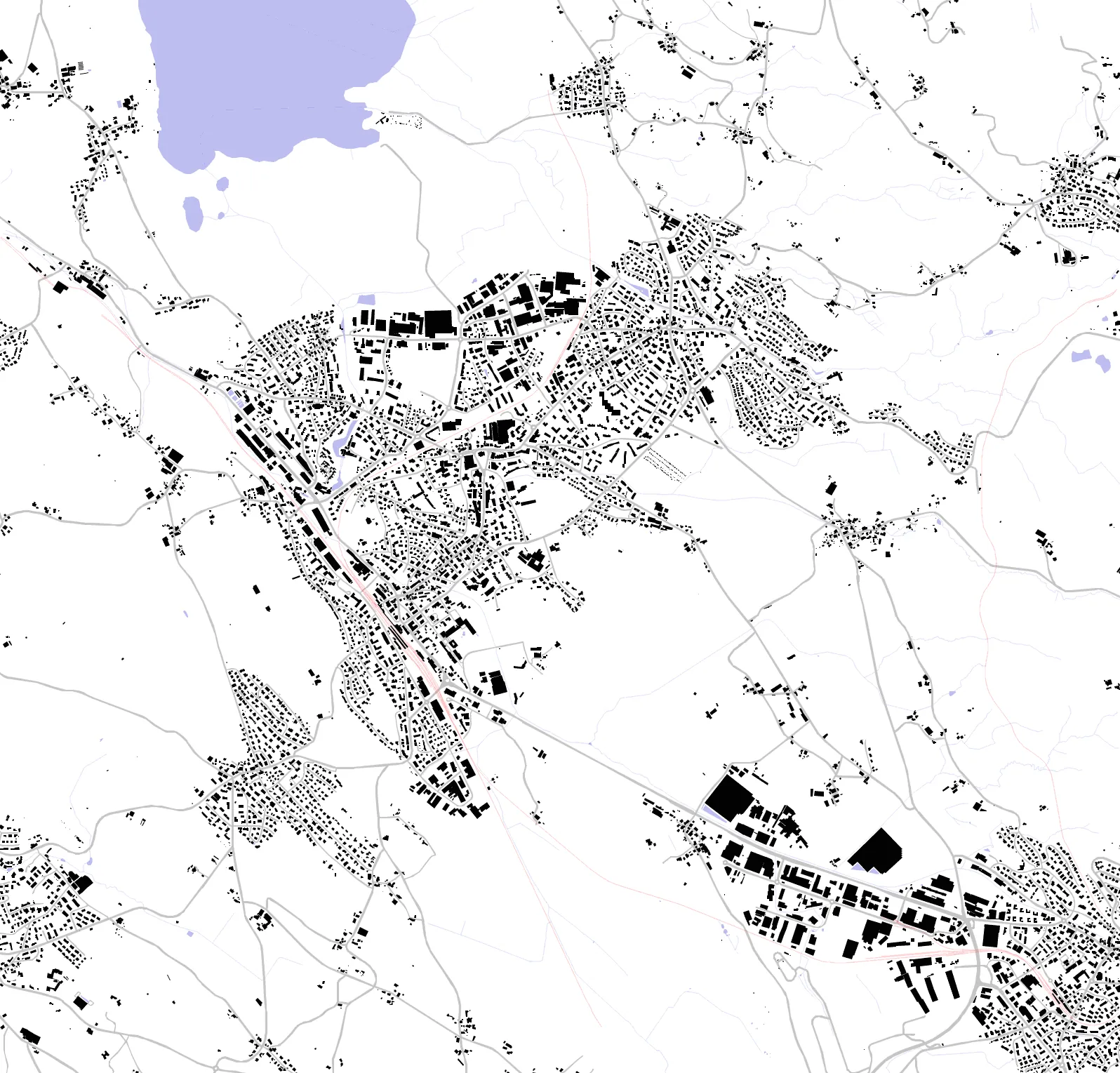 Wetzikon figure ground plan