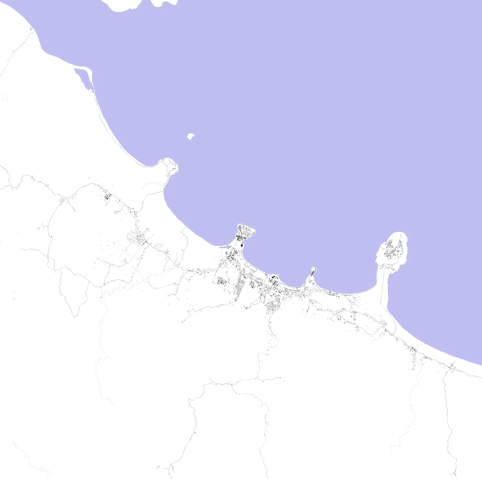 Wewak figure ground plan