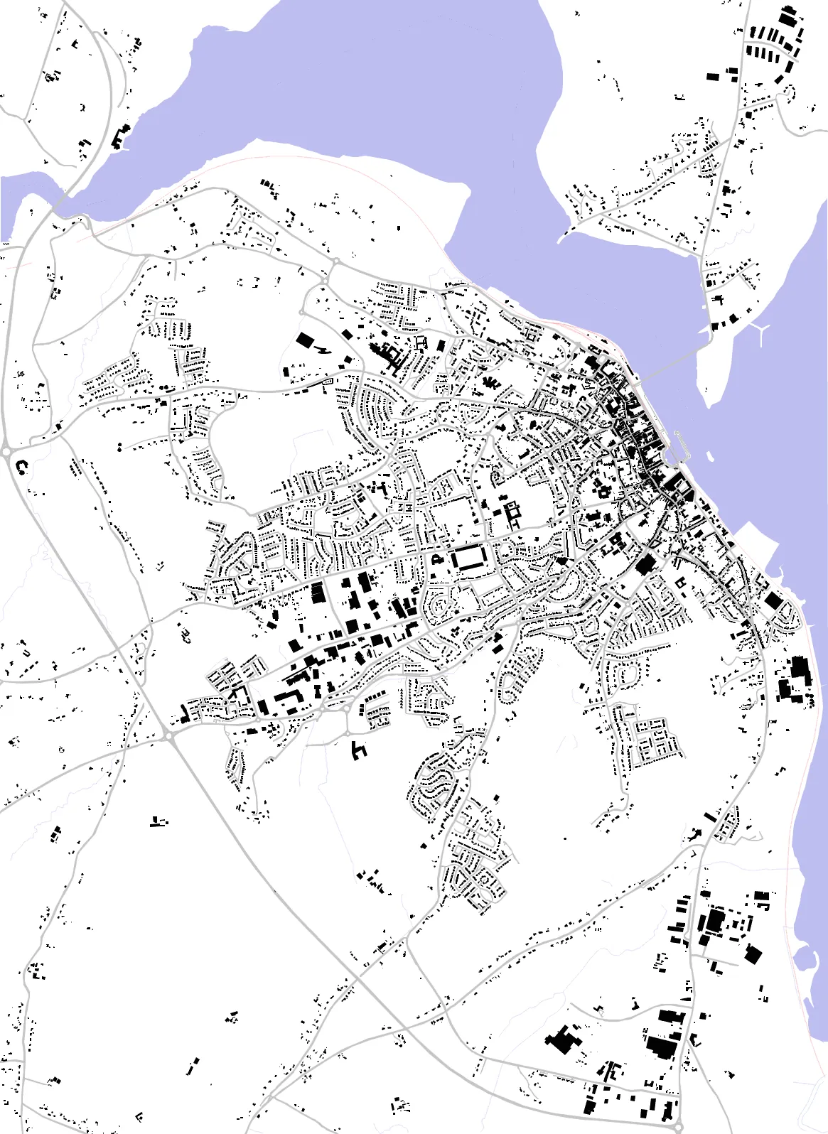 Wexford figure ground plan
