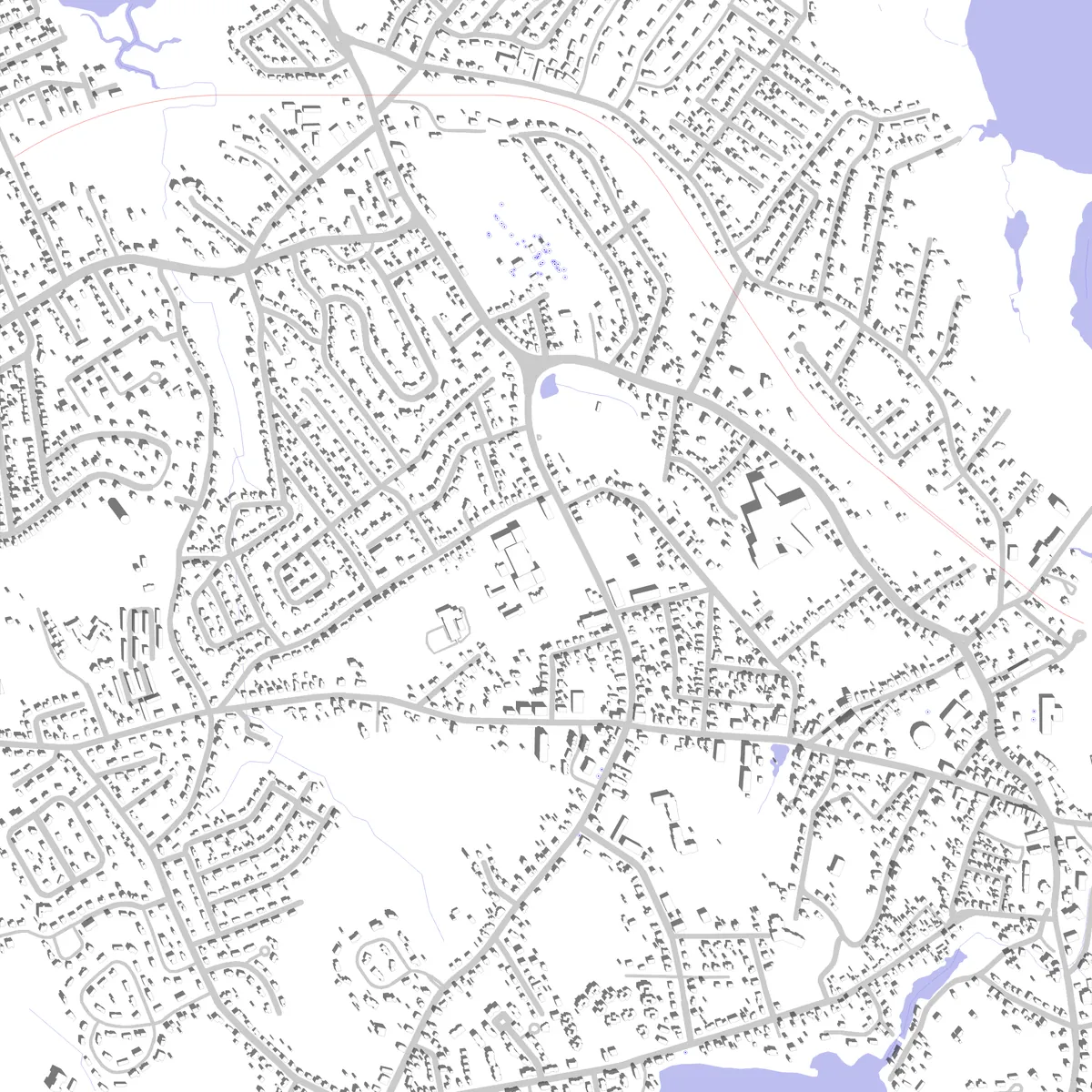 Weymouth site plan (2.5 km)