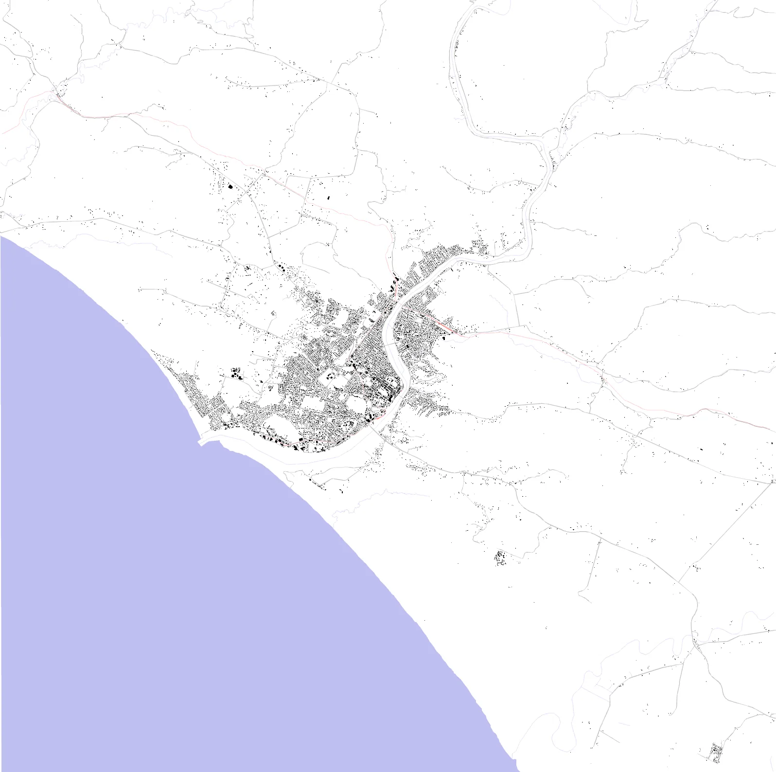Whanganui figure ground plan