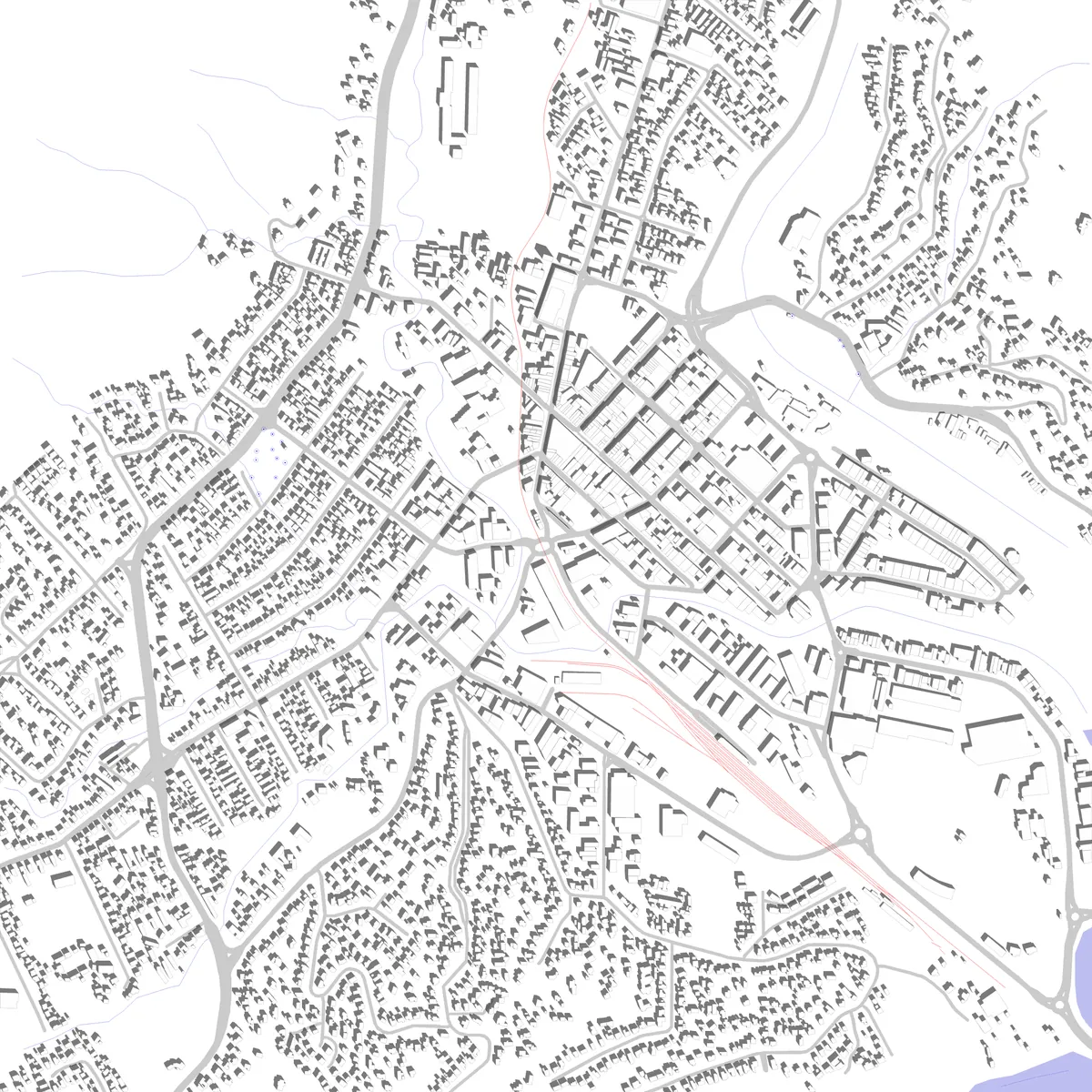 Whangarei site plan (2.5 km)