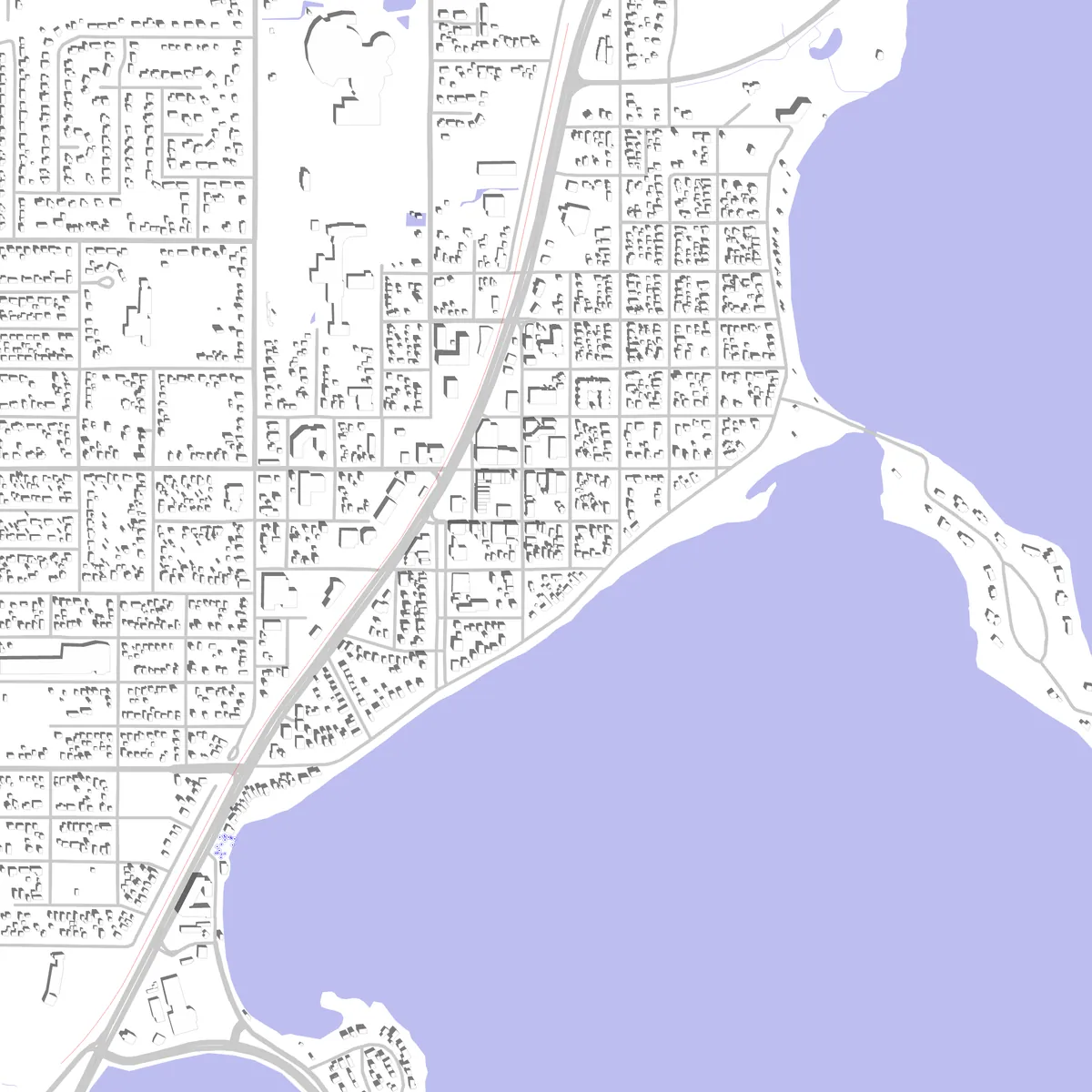 White Bear Lake site plan (2.5 km)