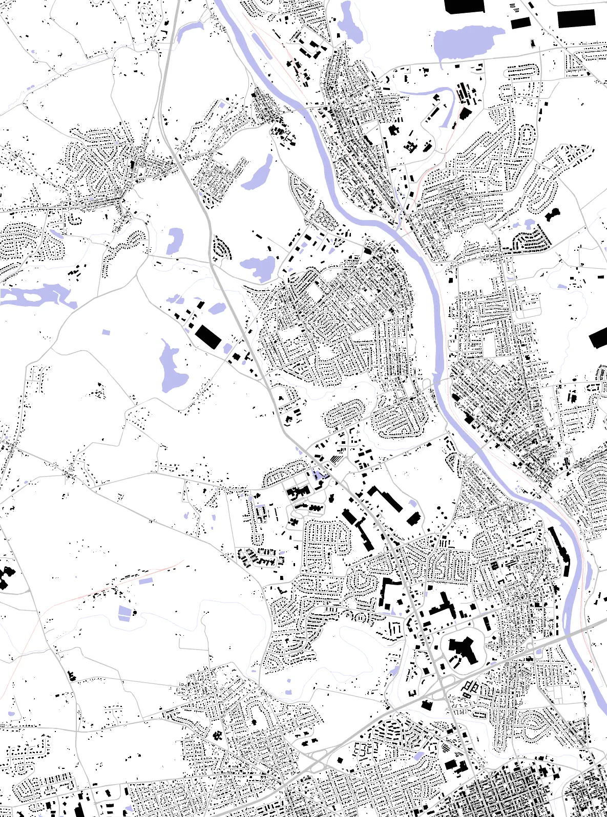 Whitehall figure ground plan