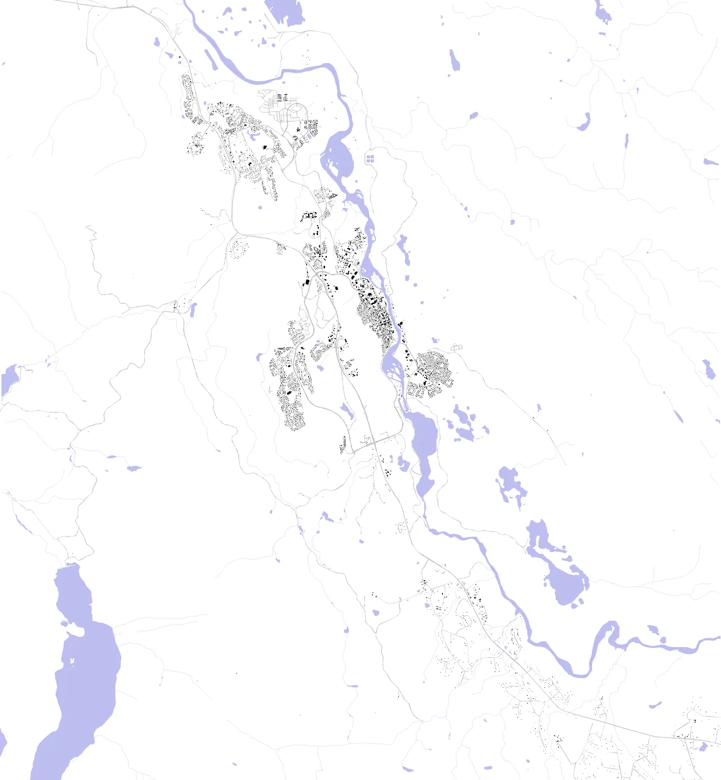 Whitehorse figure ground plan