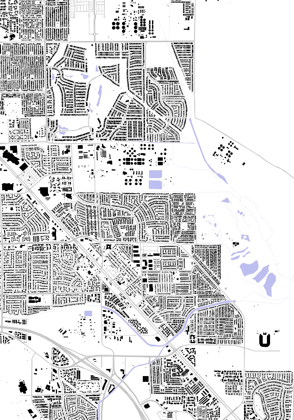 Whitney figure ground plan